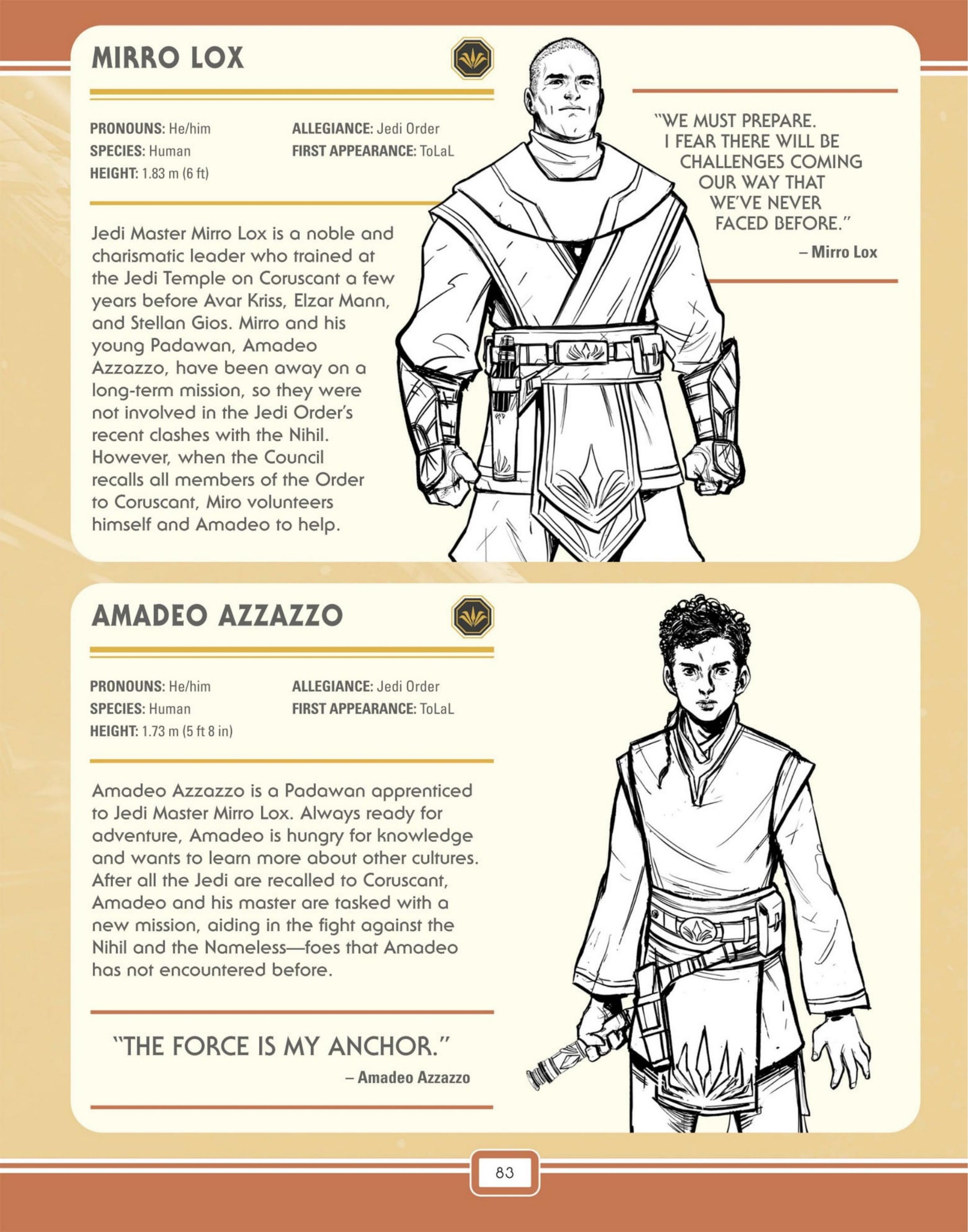 Read online Star Wars: The High Republic Character Encyclopedia comic -  Issue # TPB (Part 1) - 85