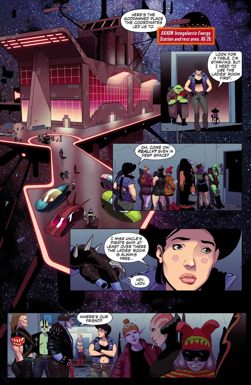 Machine Girl & the Space Hell Engels issue 2 - Page 7