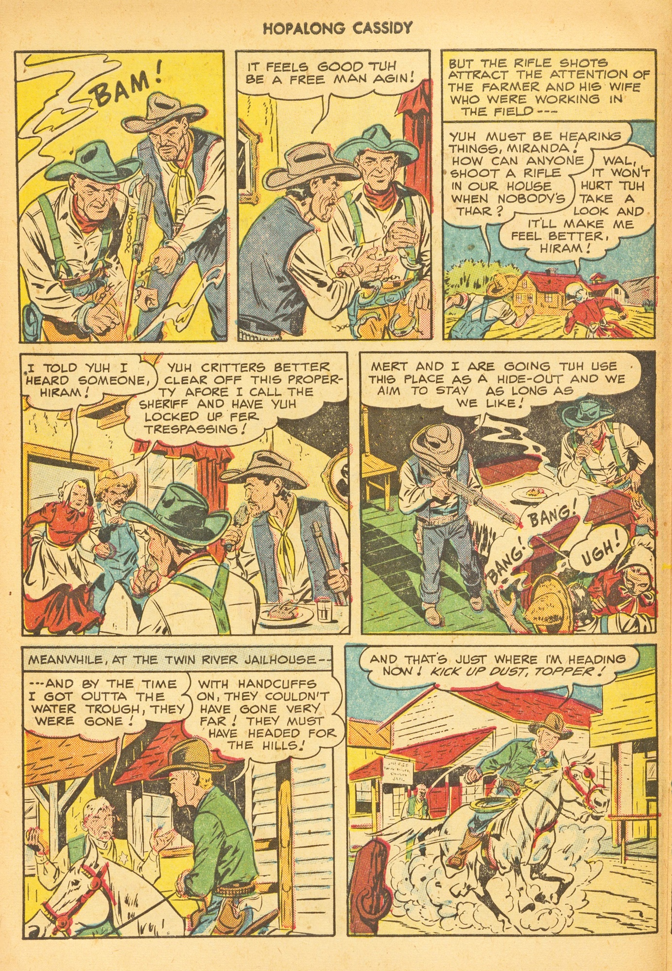 Read online Hopalong Cassidy comic -  Issue #30 - 20