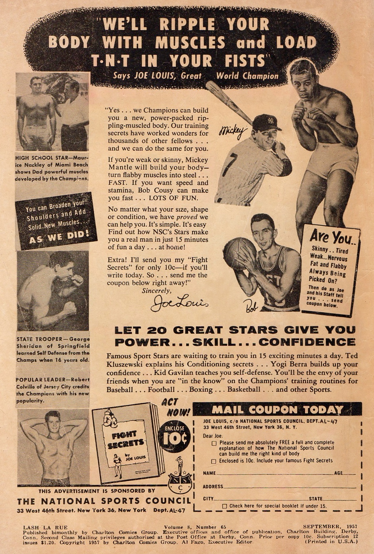 Read online Lash Larue Western (1949) comic -  Issue #65 - 2