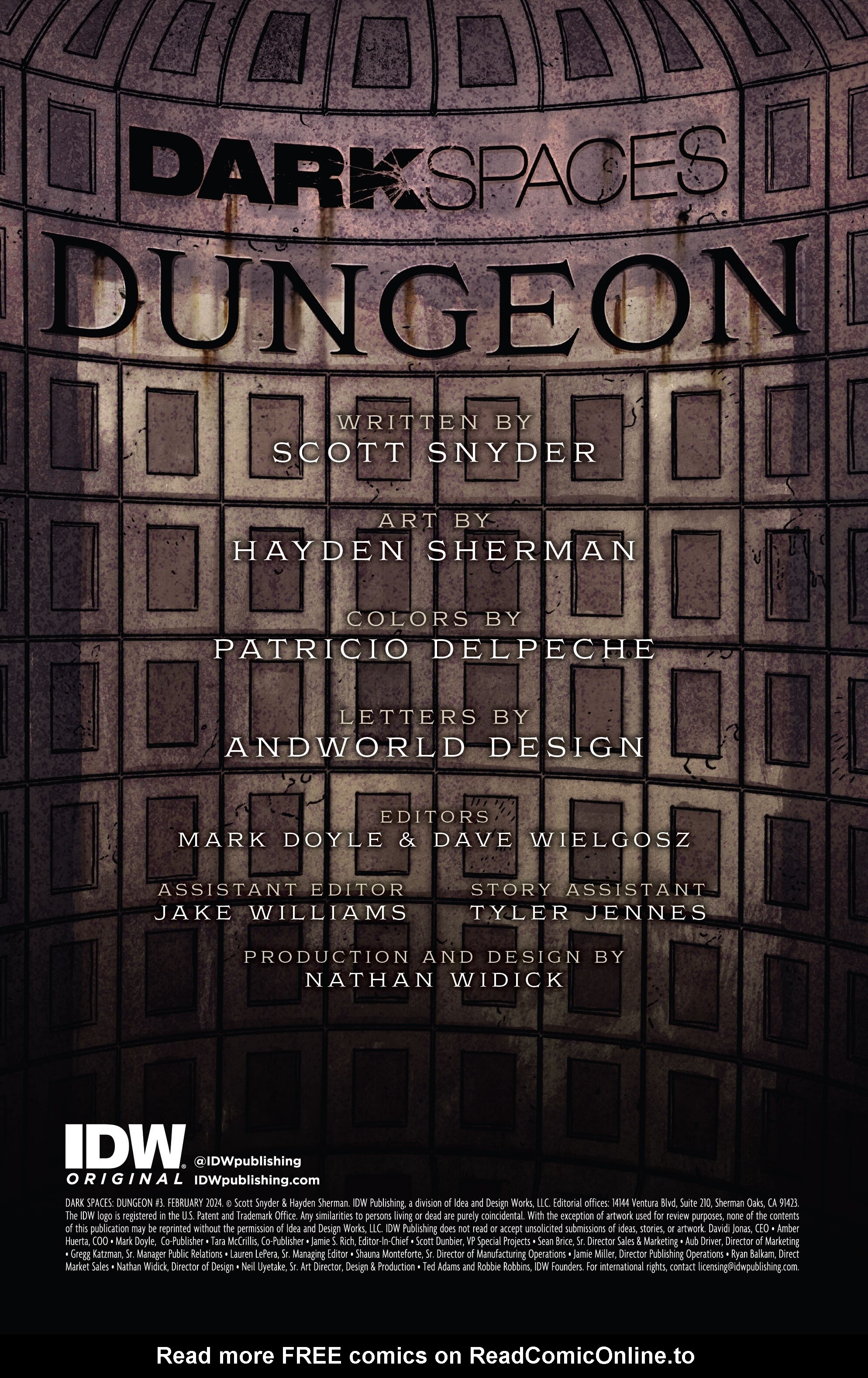 Read online Dark Spaces: Dungeon comic -  Issue #3 - 2