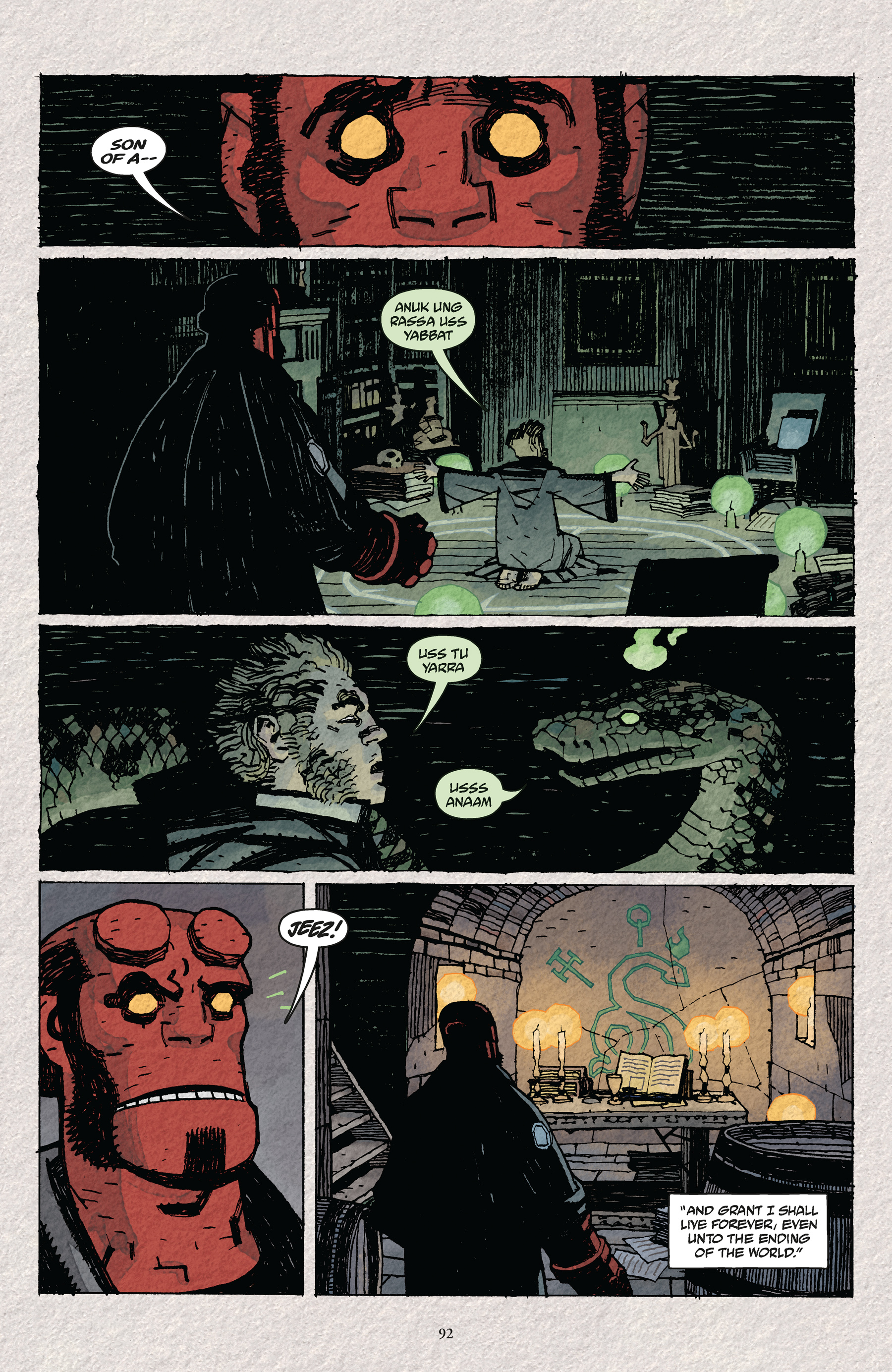 Read online Hellboy and the B.P.R.D.: The Secret of Chesbro House & Others comic -  Issue # TPB (Part 1) - 92