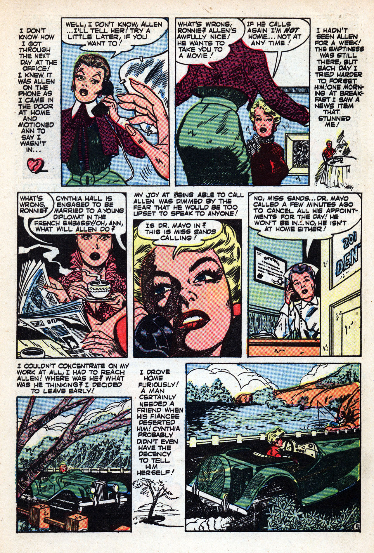Read online Secret Story Romances comic -  Issue #6 - 7
