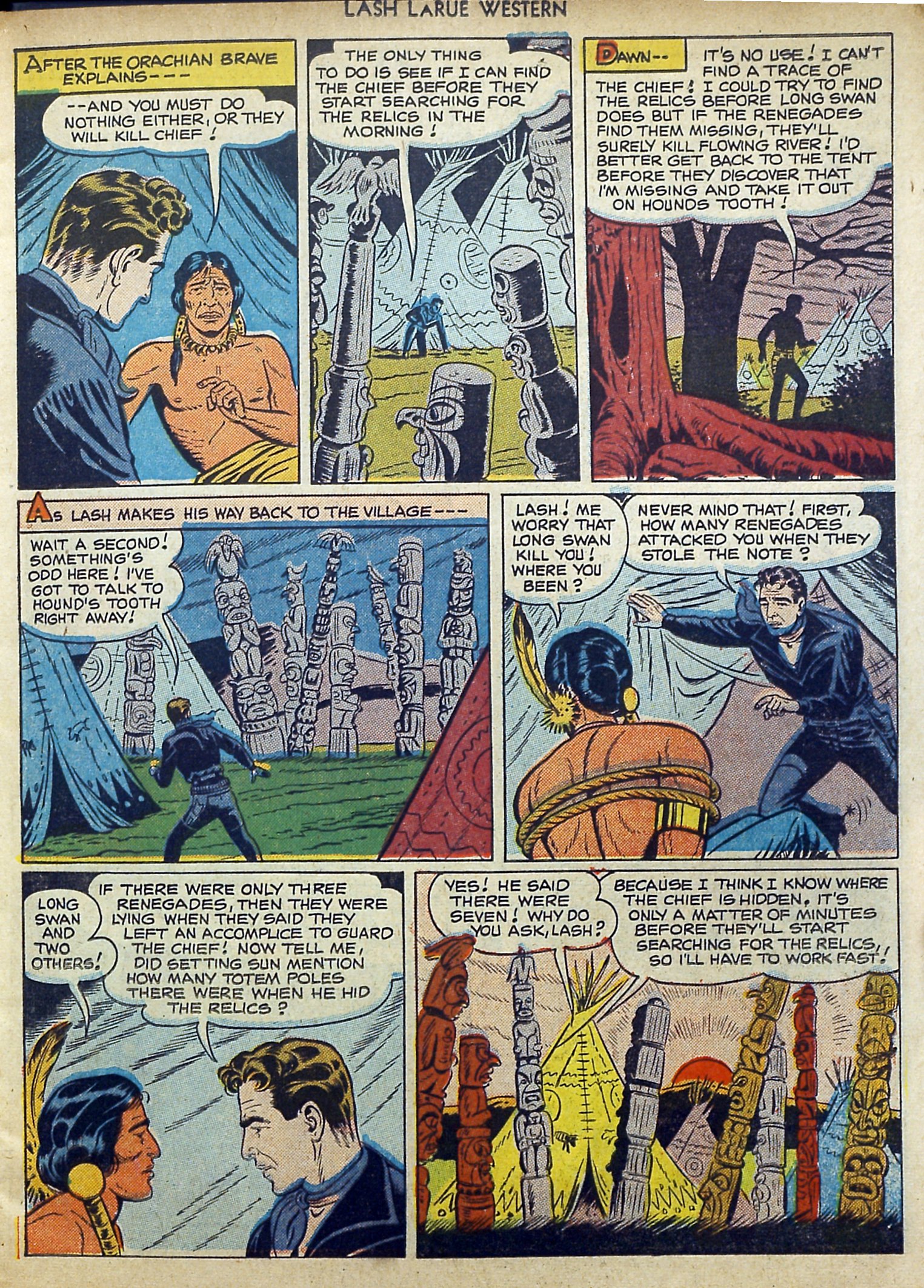 Read online Lash Larue Western (1949) comic -  Issue #11 - 11