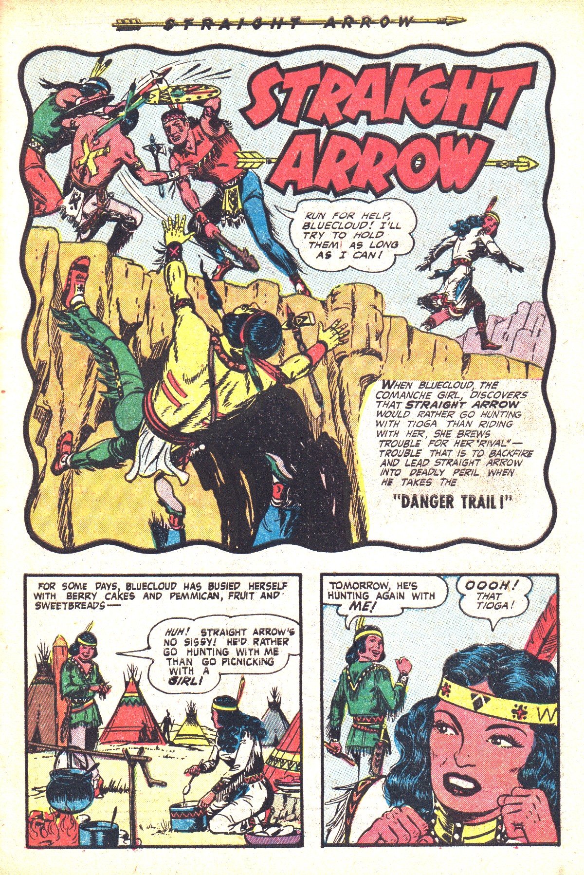 Read online Straight Arrow comic -  Issue #36 - 3