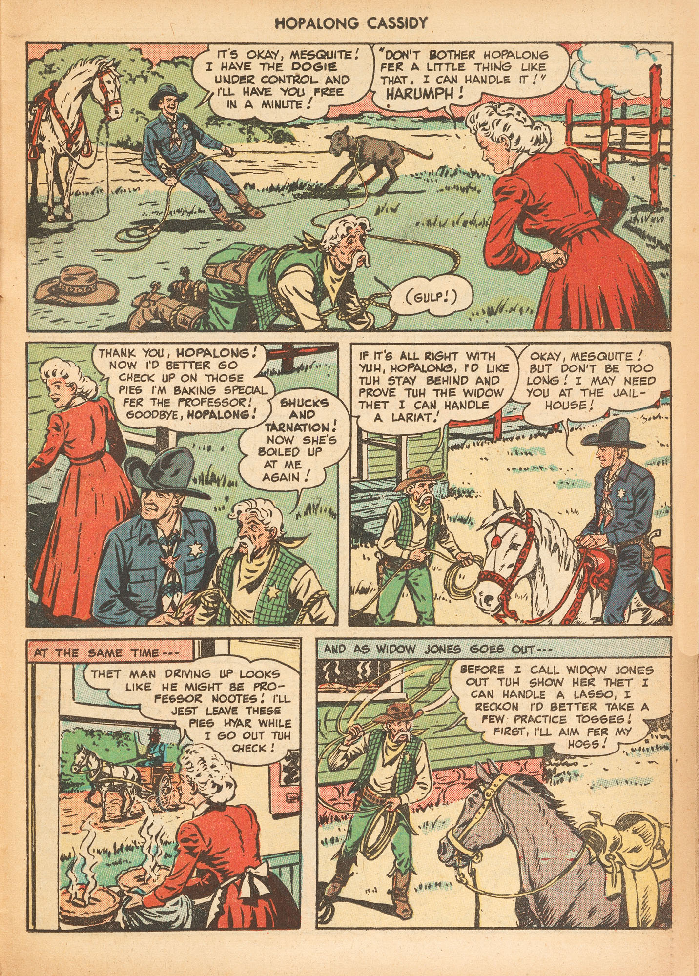 Read online Hopalong Cassidy comic -  Issue #33 - 35