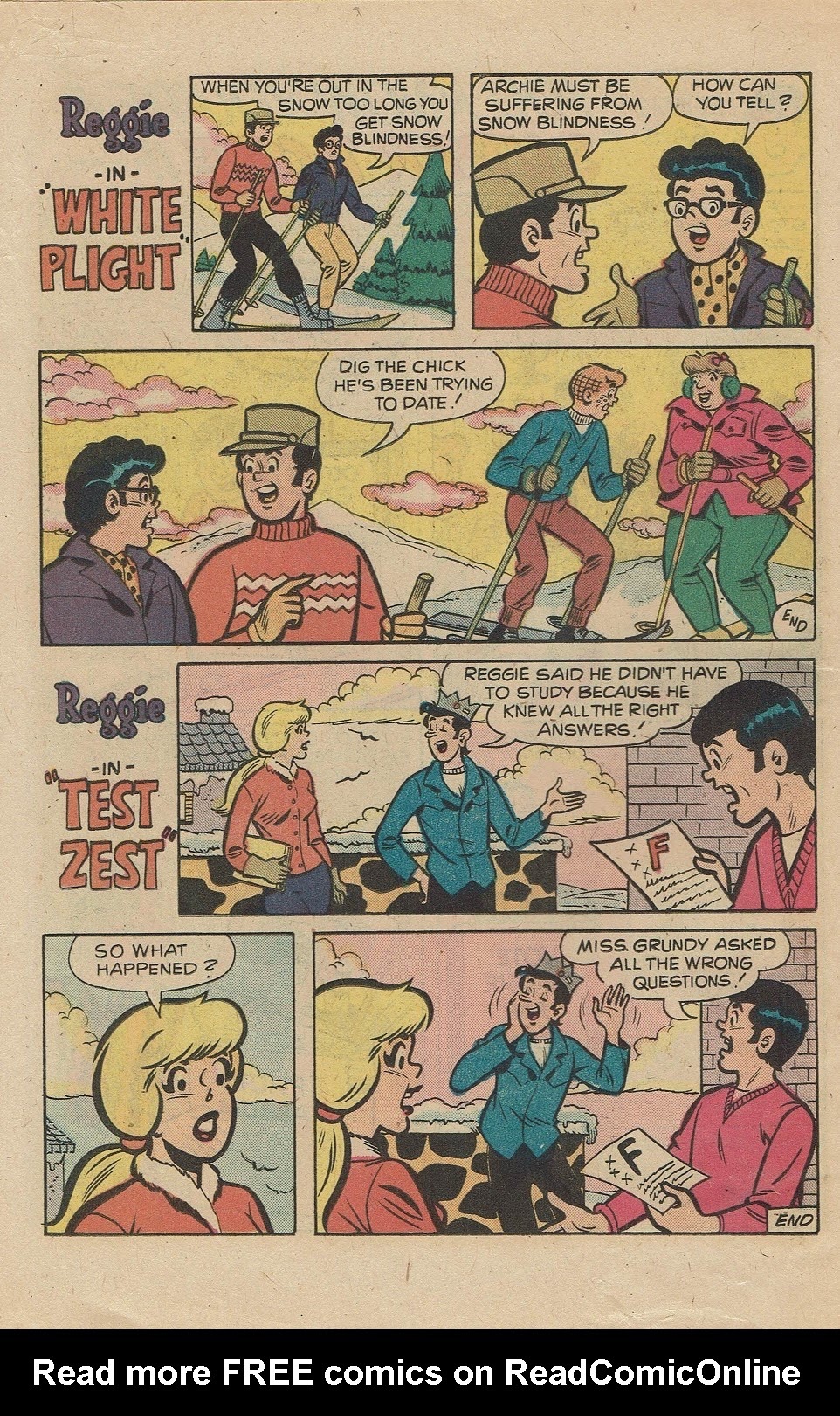 Read online Reggie's Wise Guy Jokes comic -  Issue #41 - 22