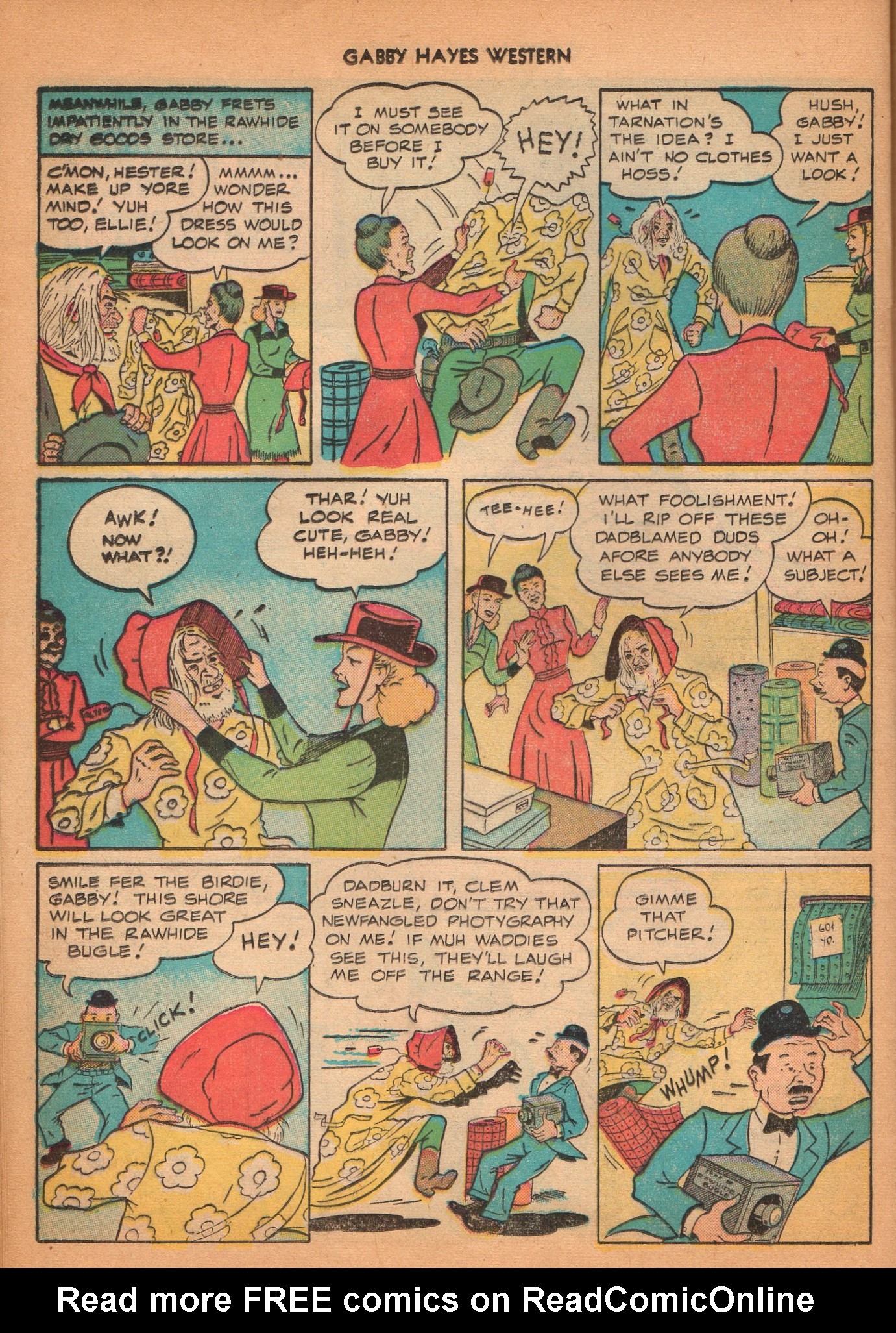 Read online Gabby Hayes Western comic -  Issue #7 - 24