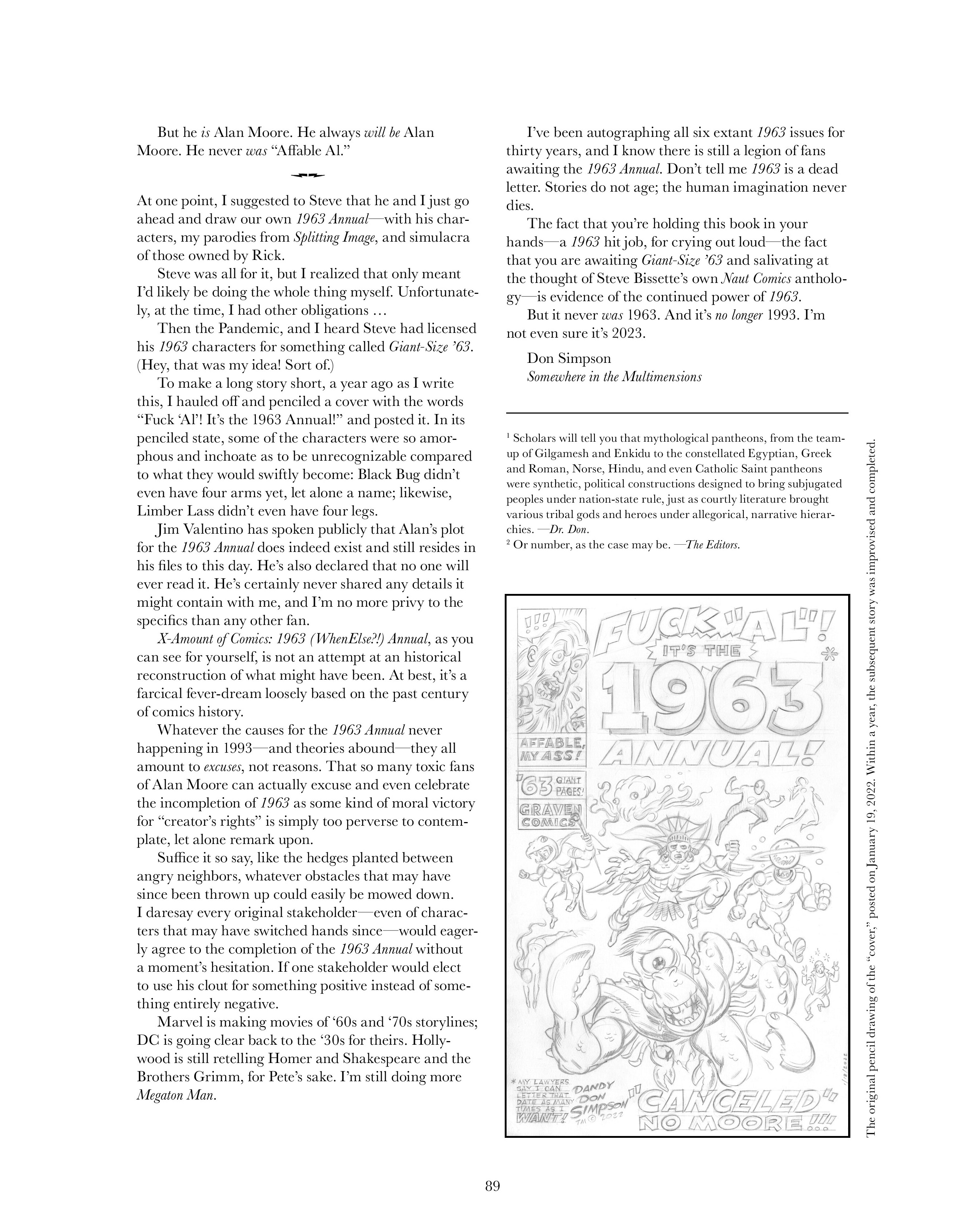 Read online X-Amount of Comics: 1963 (WhenElse) Annual comic -  Issue # TPB - 90