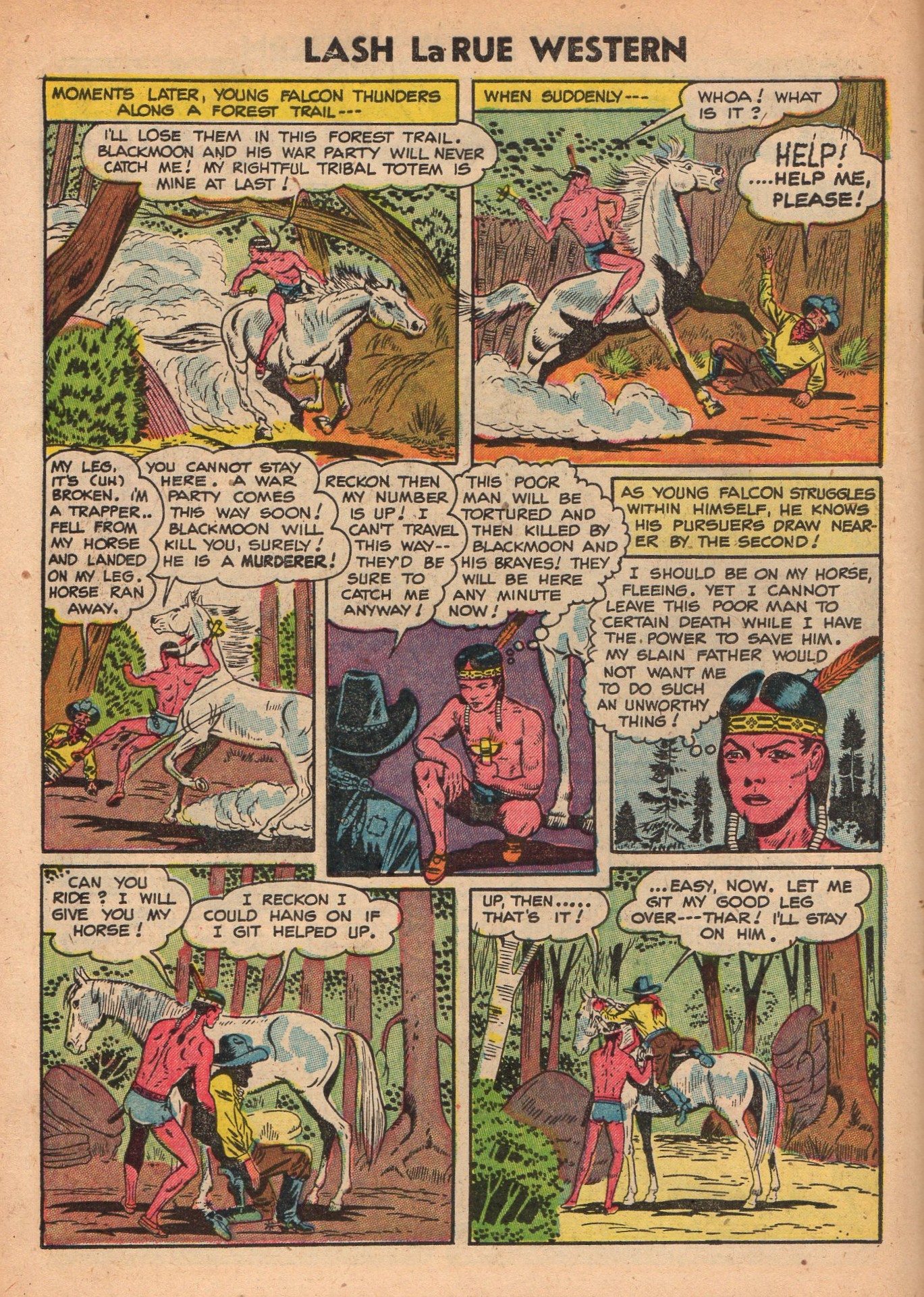 Read online Lash Larue Western (1949) comic -  Issue #49 - 18