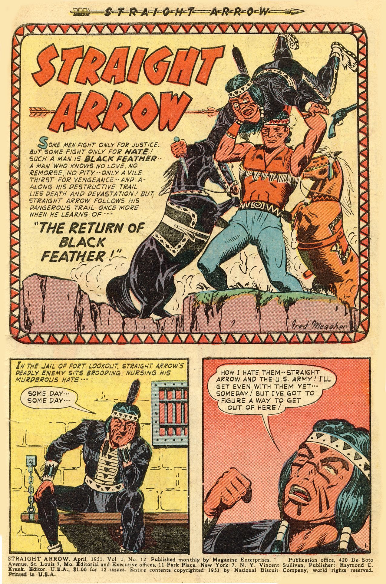 Read online Straight Arrow comic -  Issue #12 - 3