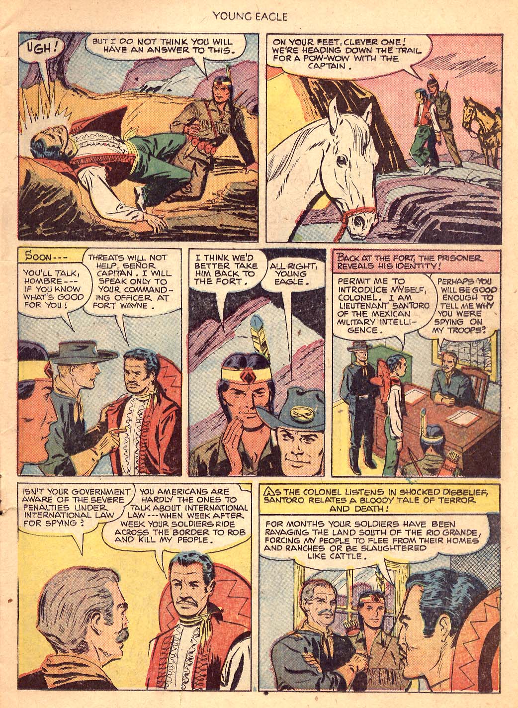 Read online Young Eagle comic -  Issue #6 - 5