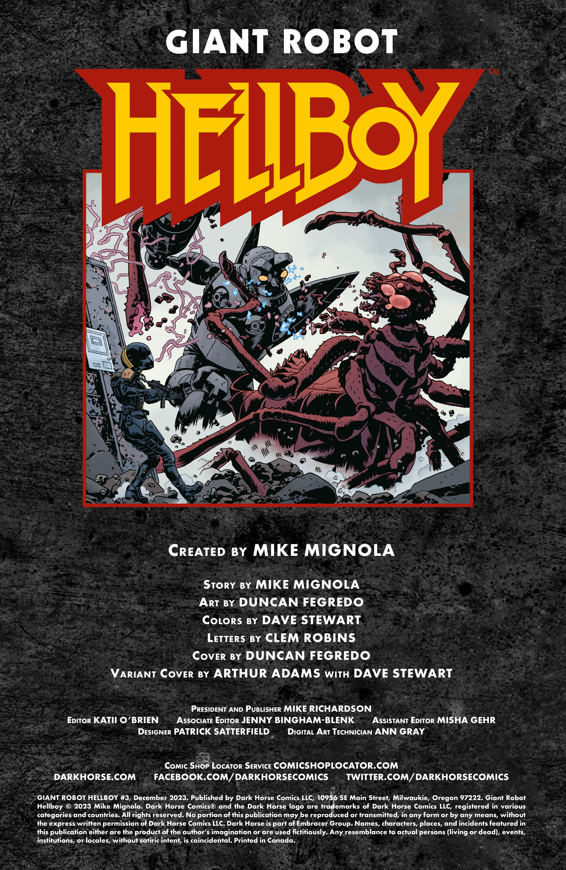 Read online Giant Robot Hellboy comic -  Issue #3 - 2
