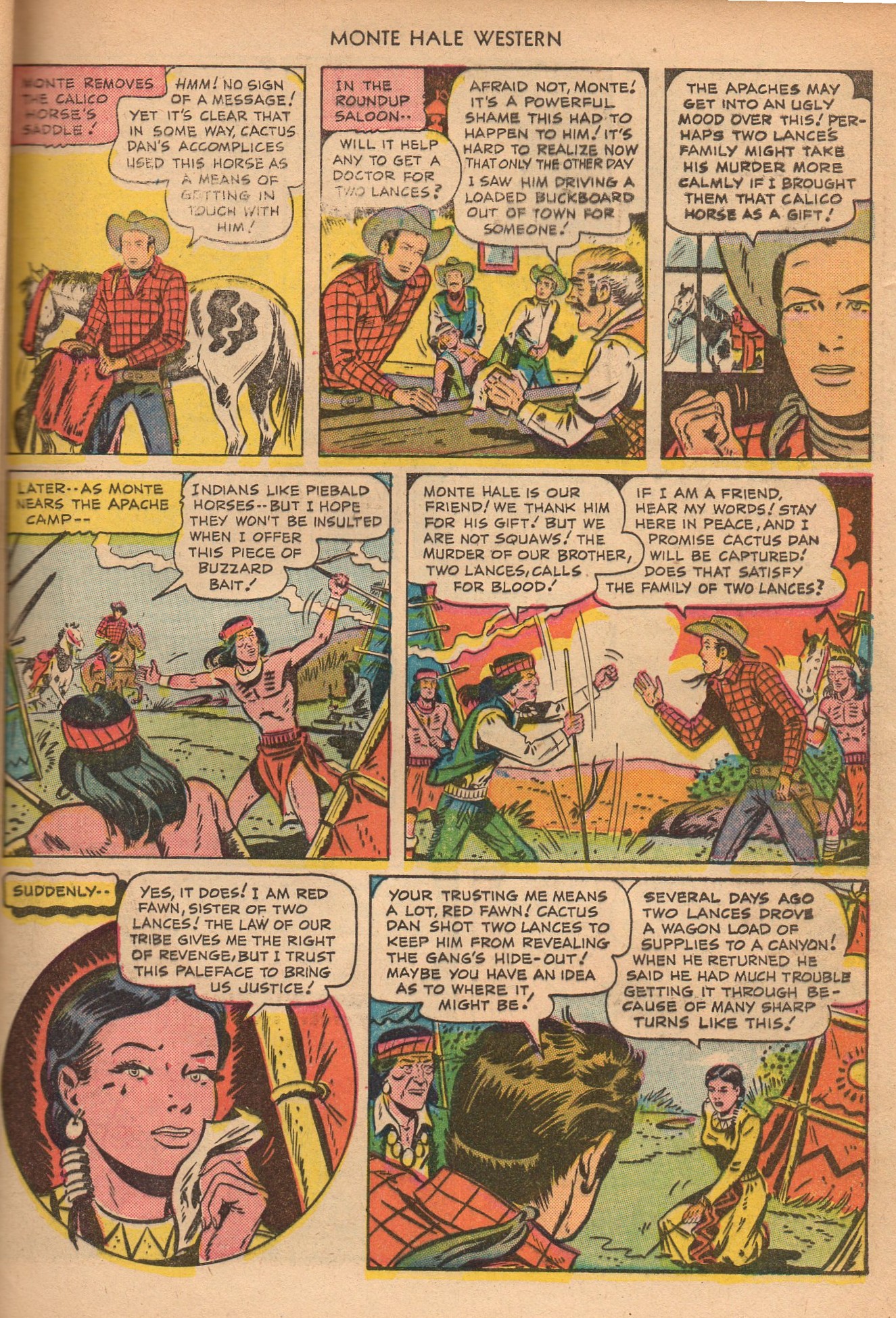 Read online Monte Hale Western comic -  Issue #51 - 45