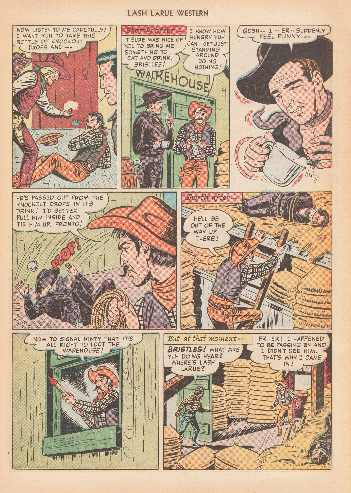 Read online Lash Larue Western (1949) comic -  Issue #12 - 29