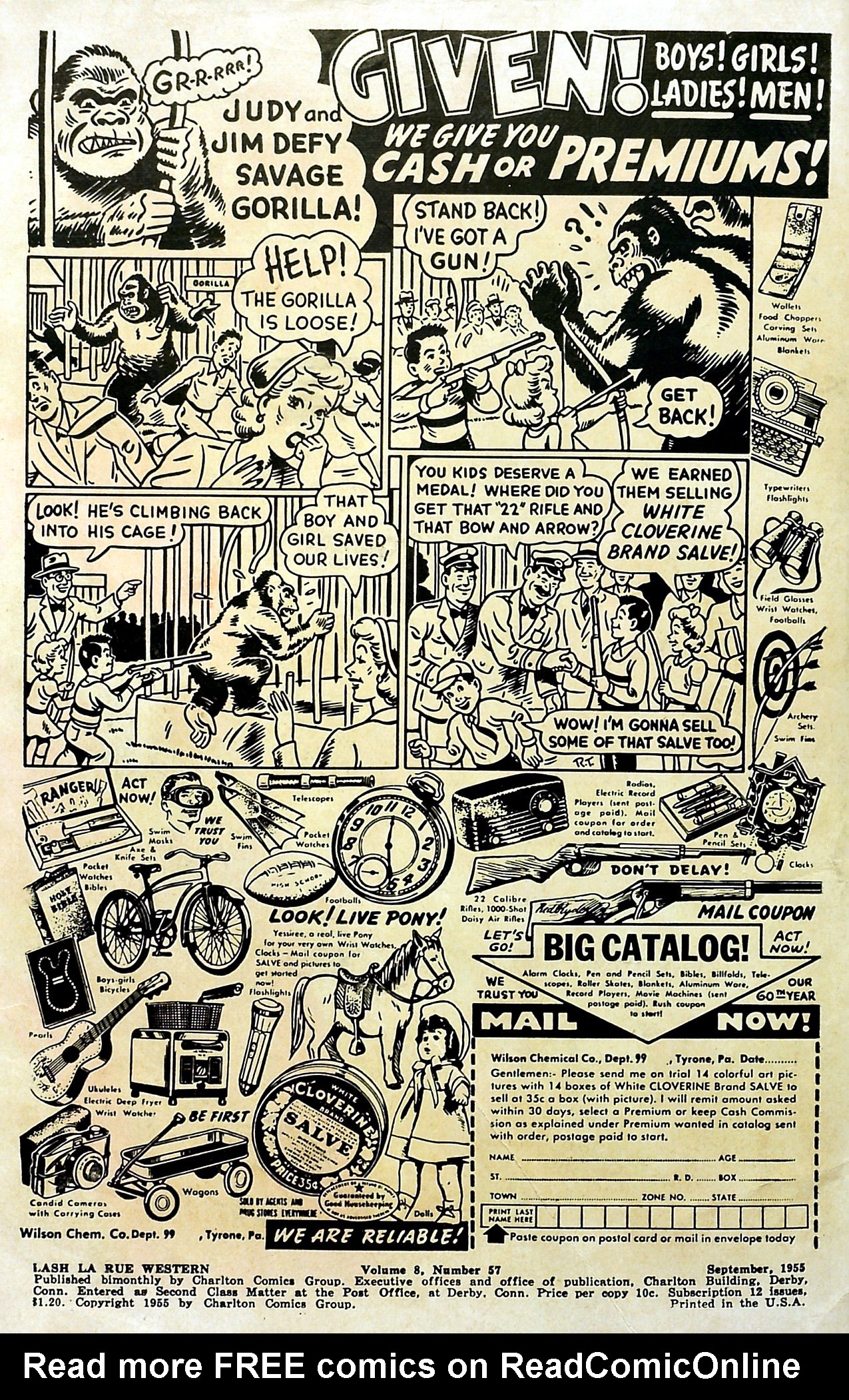 Read online Lash Larue Western (1949) comic -  Issue #57 - 2