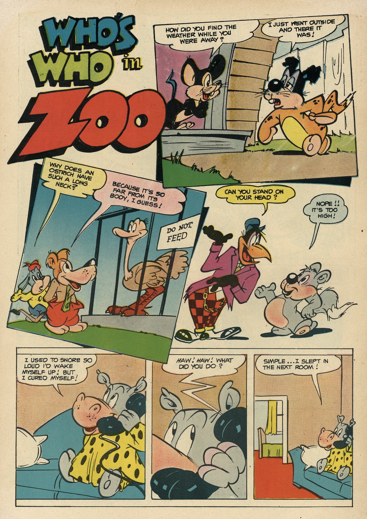 Read online Zoo Funnies comic -  Issue #5 - 36
