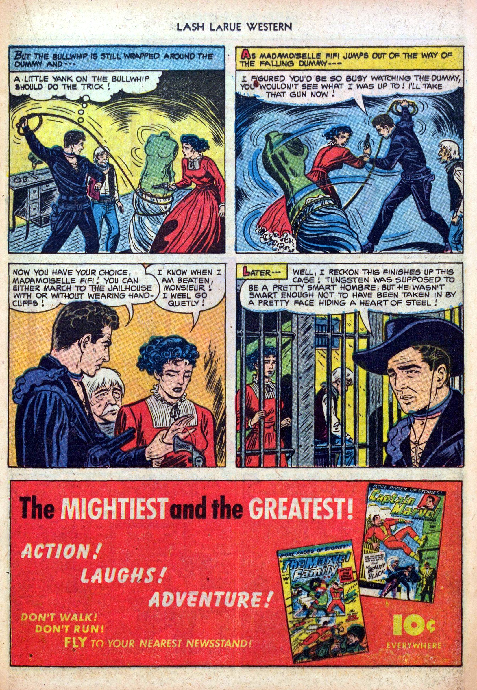 Read online Lash Larue Western (1949) comic -  Issue #39 - 13