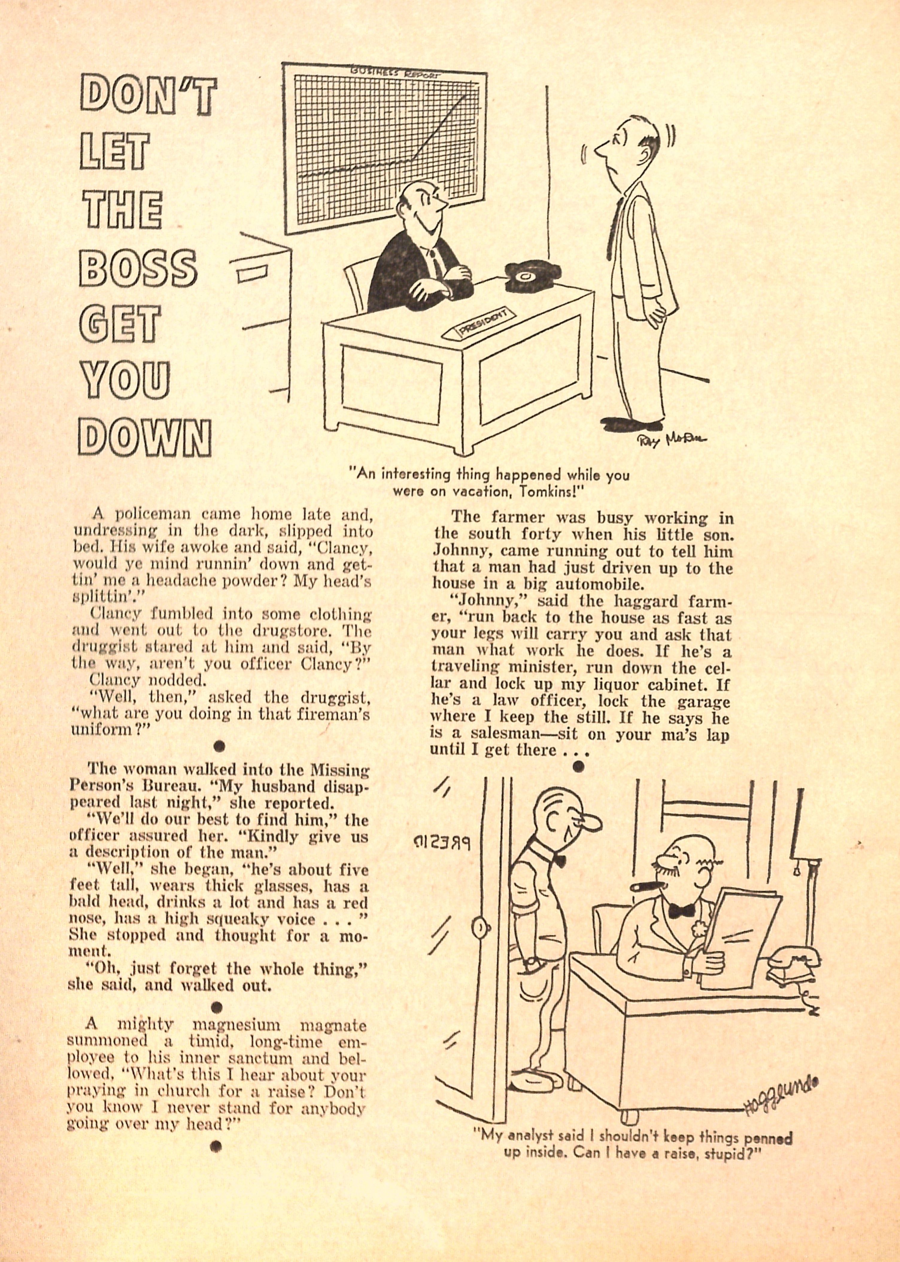 Read online Cartoons and Gags comic -  Issue #30 - 32