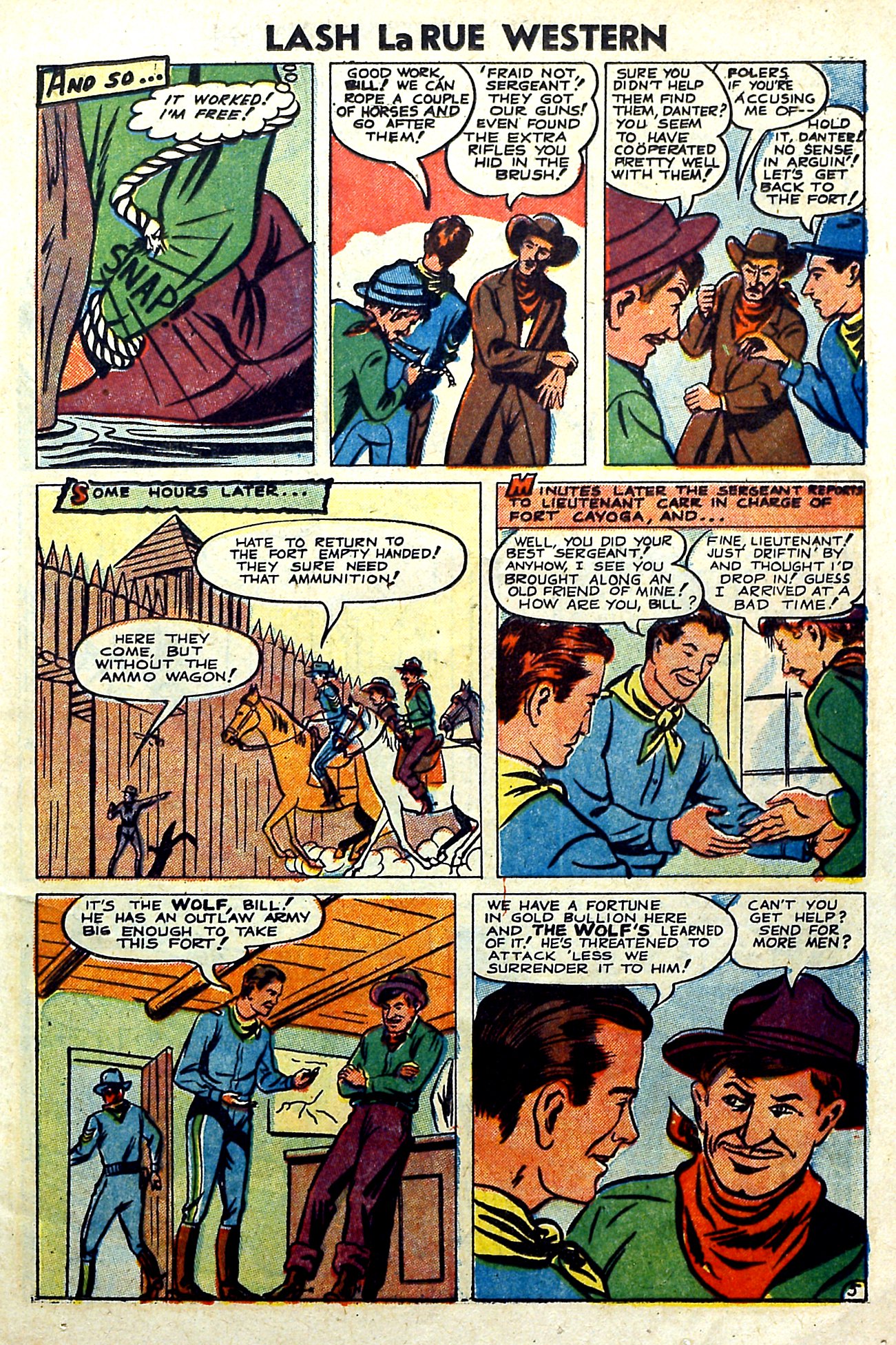 Read online Lash Larue Western (1949) comic -  Issue #57 - 19