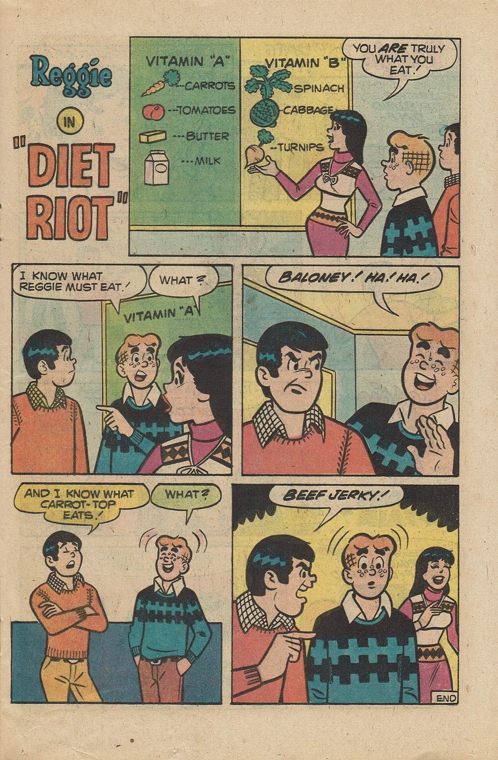 Read online Reggie's Wise Guy Jokes comic -  Issue #41 - 13