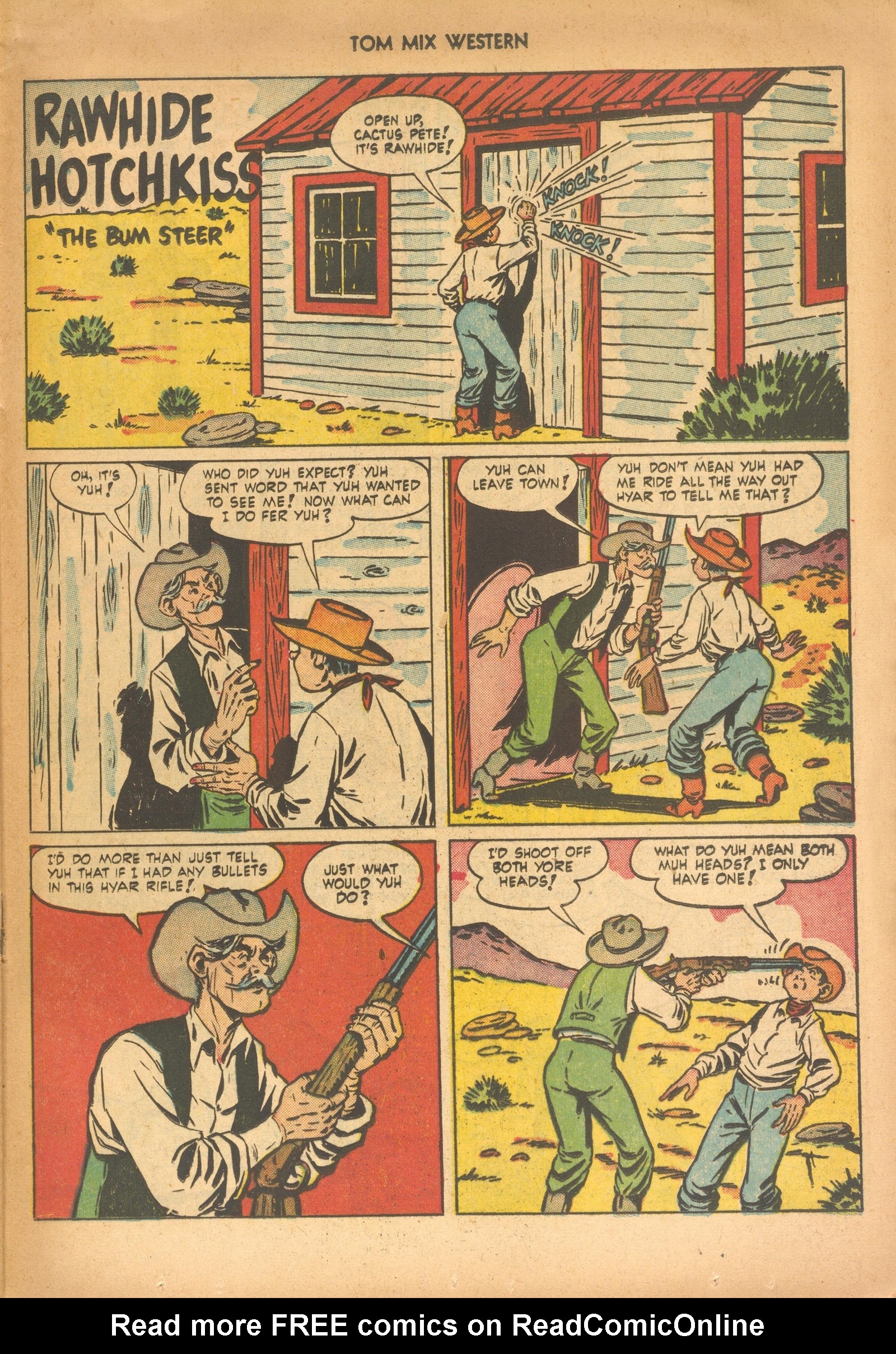 Read online Tom Mix Western (1948) comic -  Issue #57 - 25
