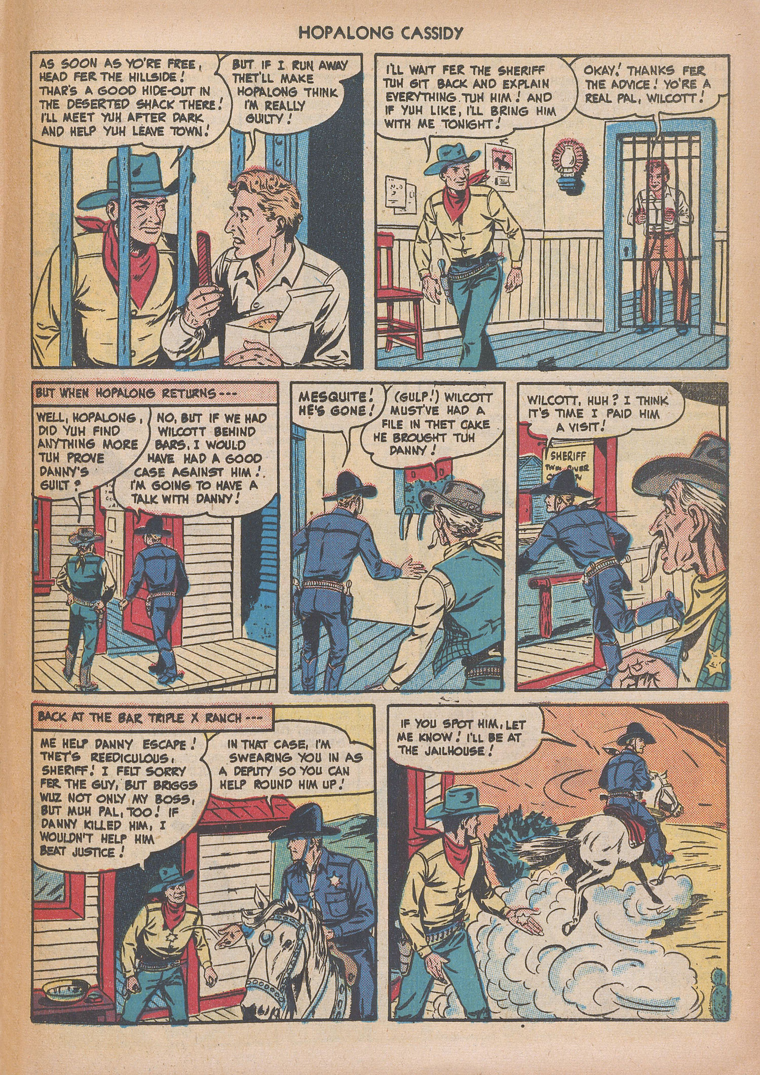 Read online Hopalong Cassidy comic -  Issue #35 - 29
