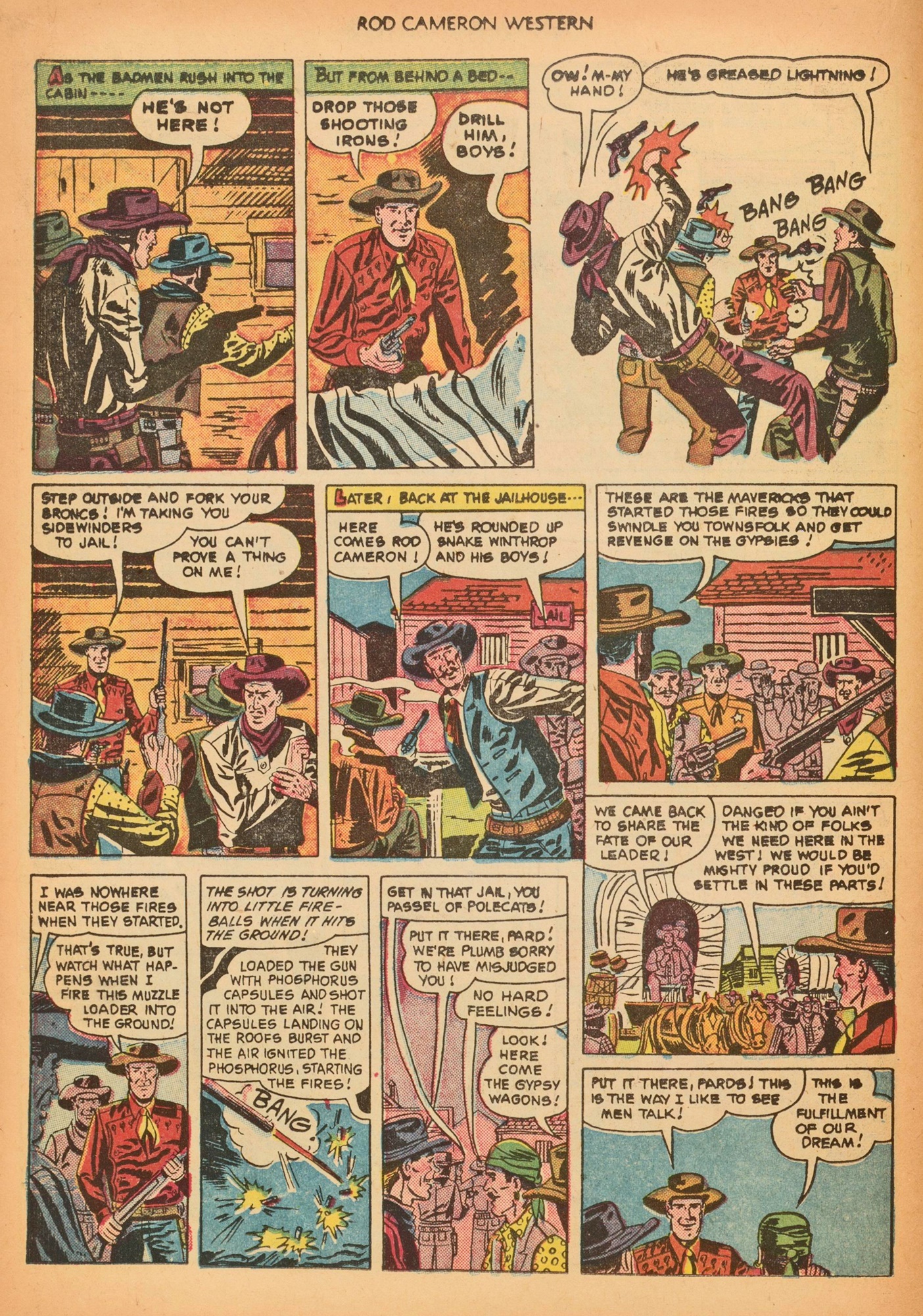Read online Rod Cameron Western comic -  Issue #9 - 14