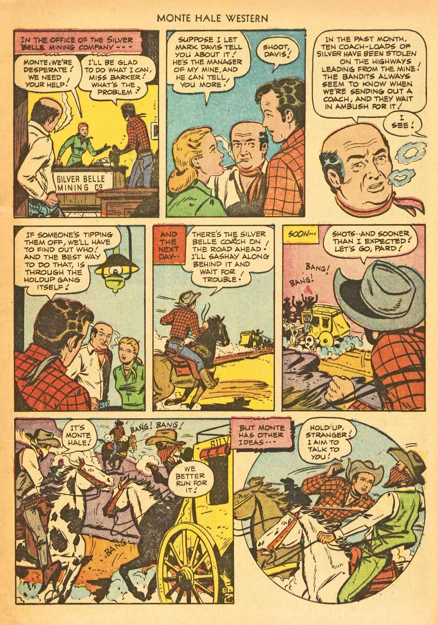 Read online Monte Hale Western comic -  Issue #66 - 5