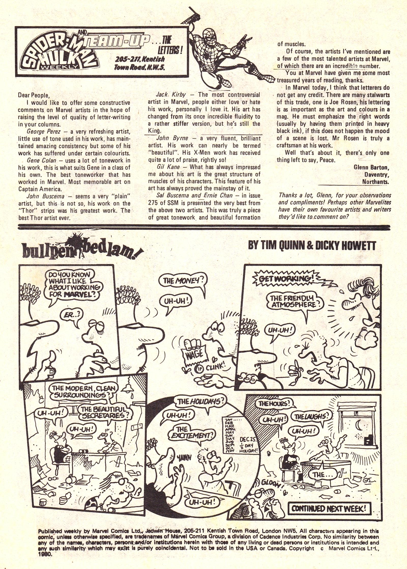 Read online Spider-Man and Hulk Weekly comic -  Issue #424 - 2