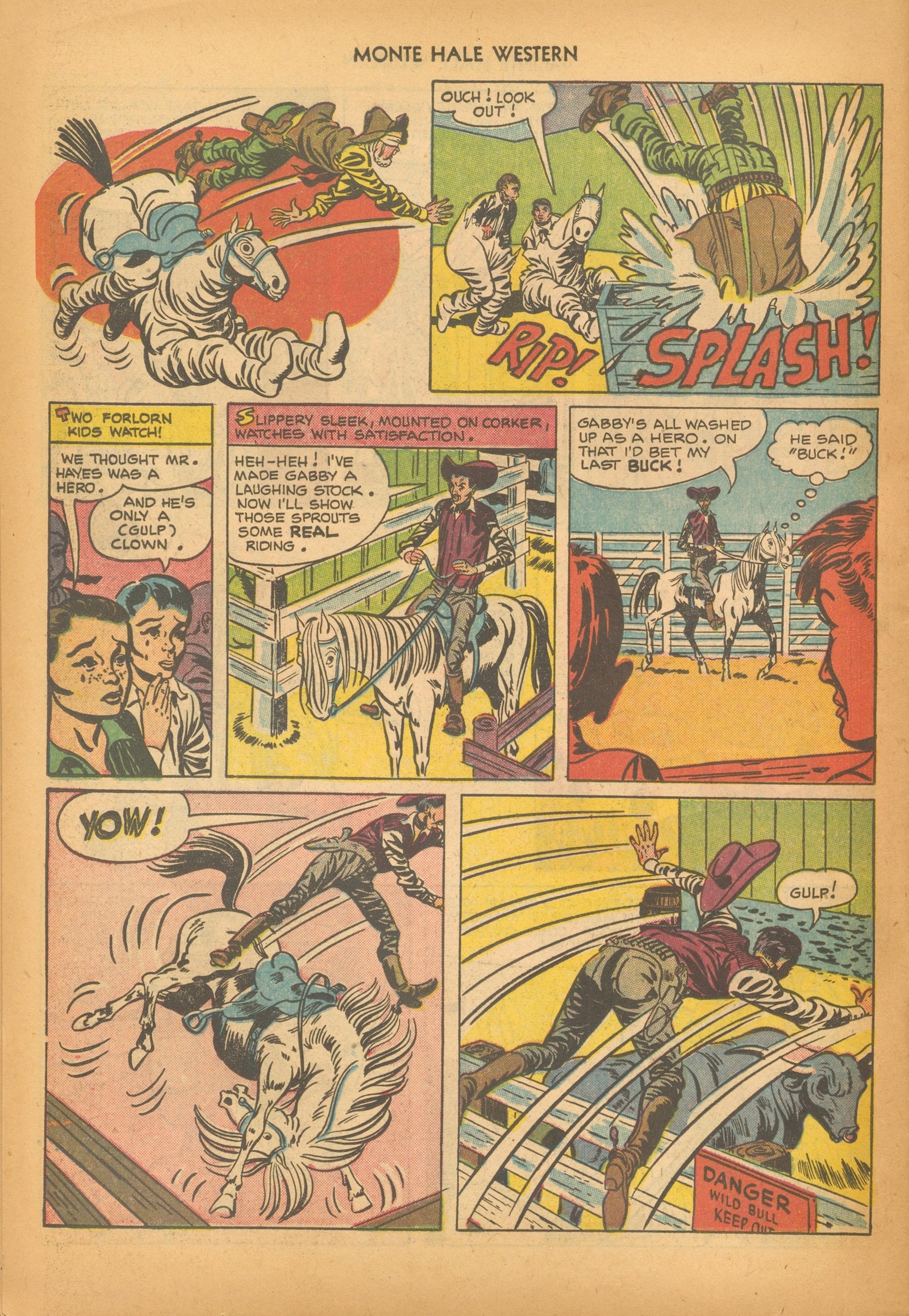 Read online Monte Hale Western comic -  Issue #74 - 26