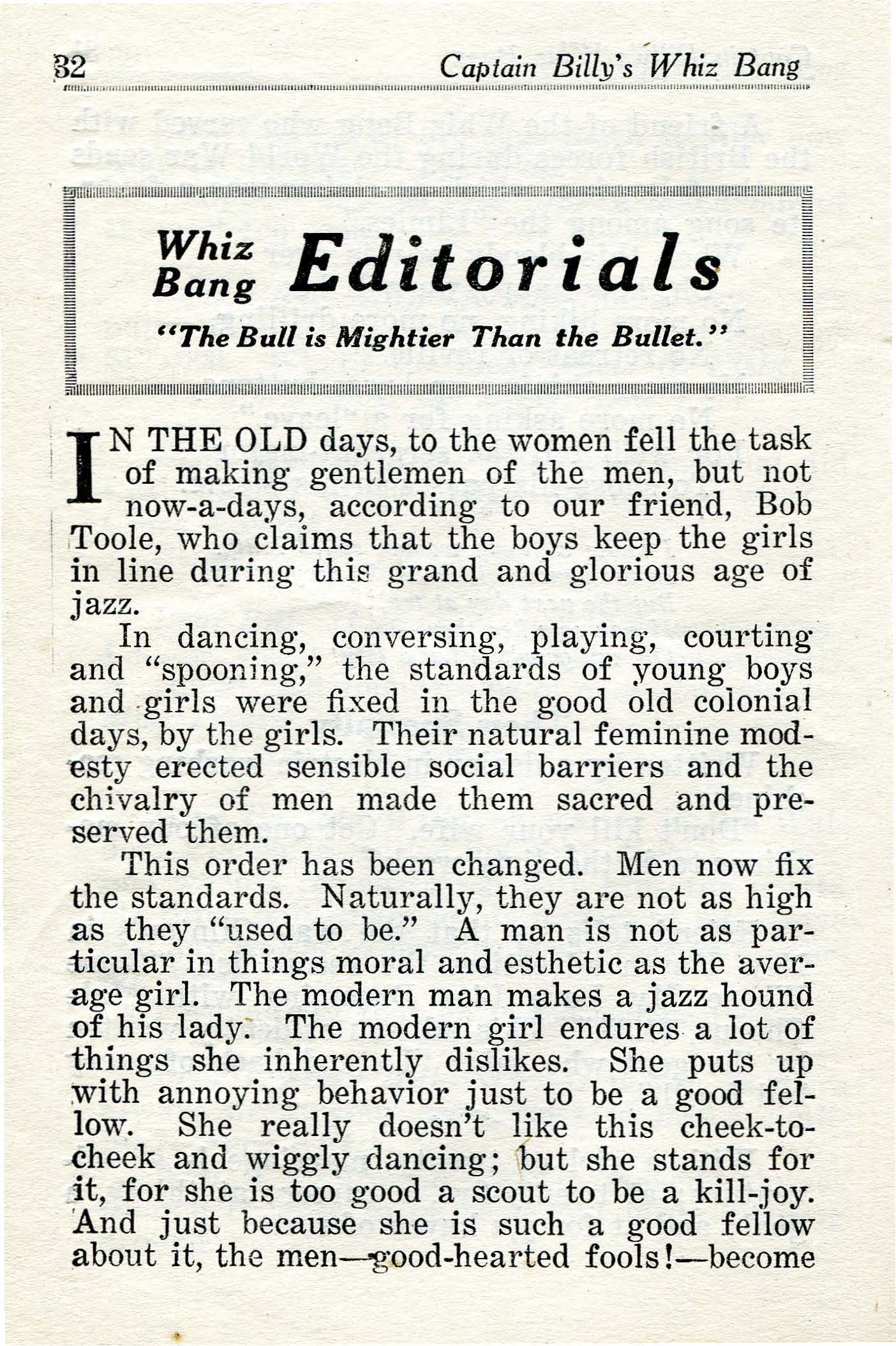 Read online Captain Billy's Whiz Bang comic -  Issue #24 - 34