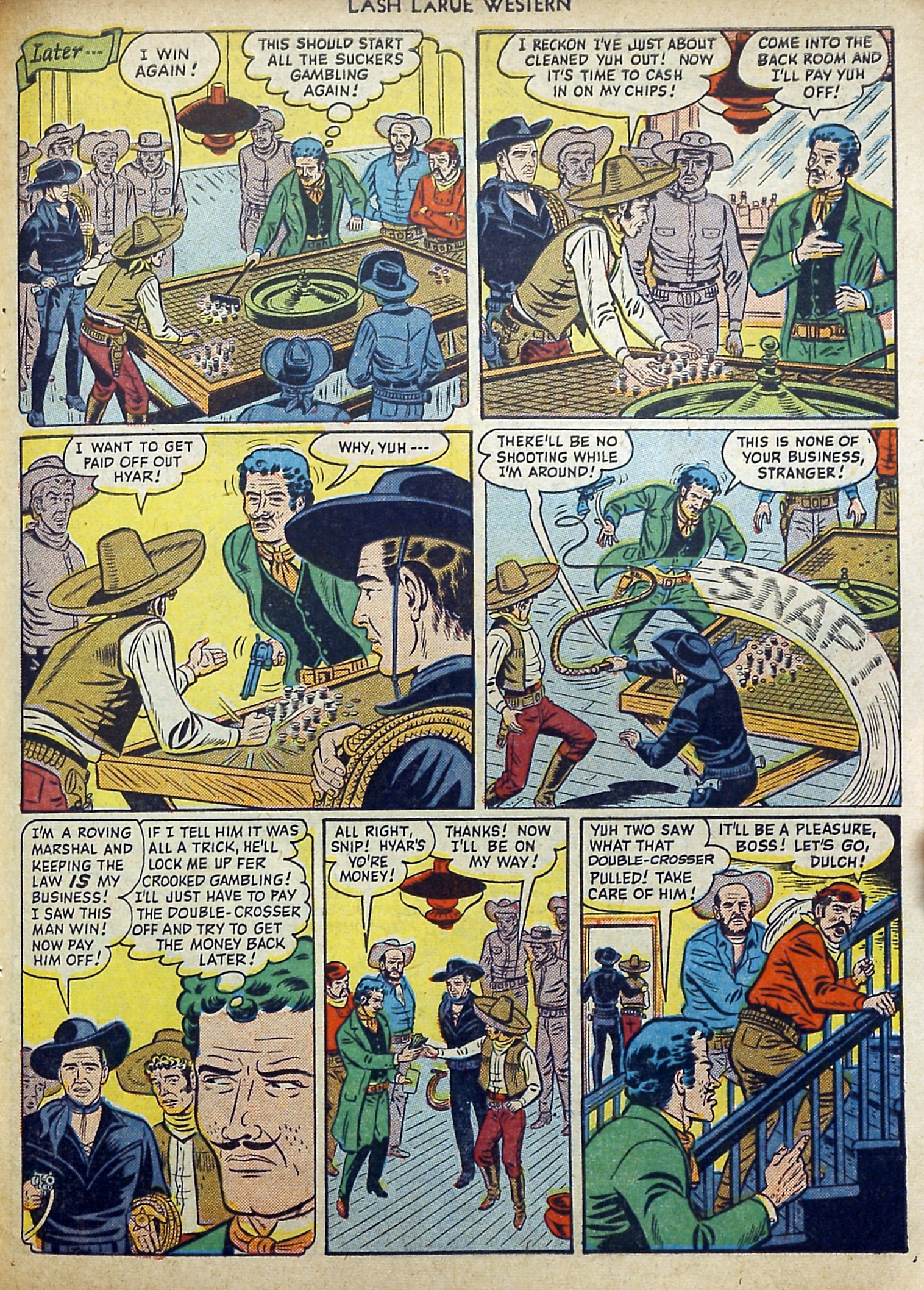 Read online Lash Larue Western (1949) comic -  Issue #11 - 43