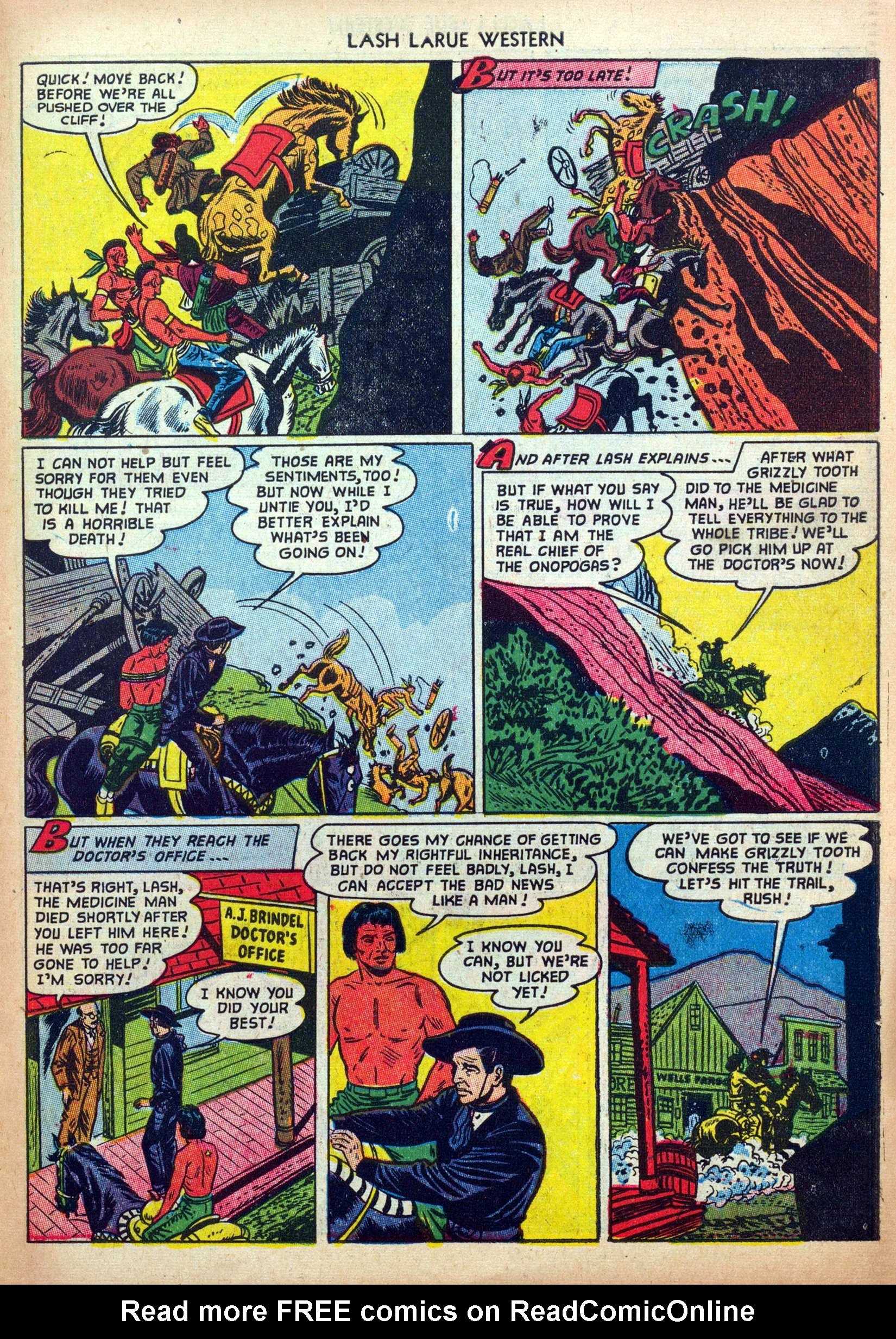 Read online Lash Larue Western (1949) comic -  Issue #33 - 31