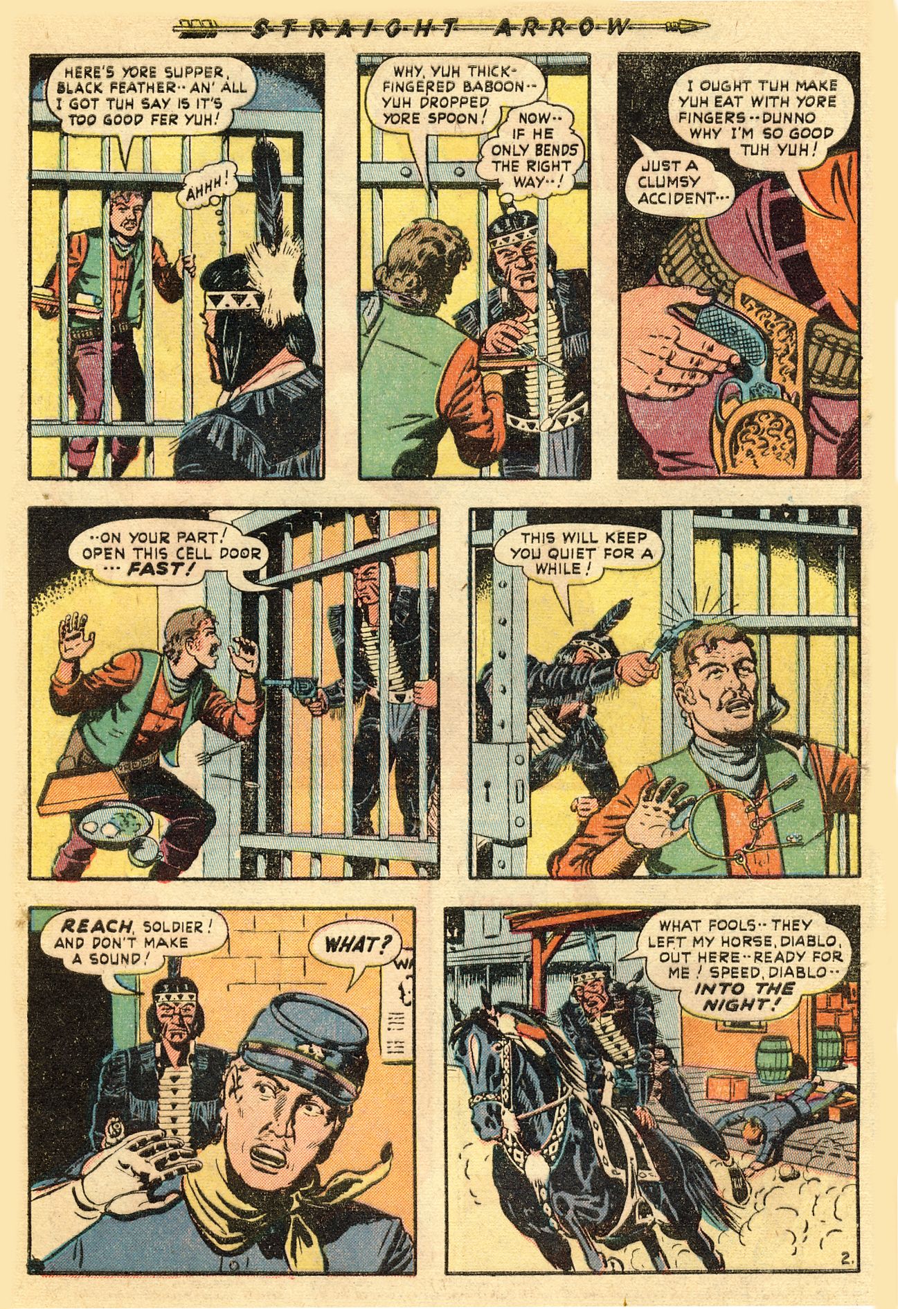Read online Straight Arrow comic -  Issue #12 - 4