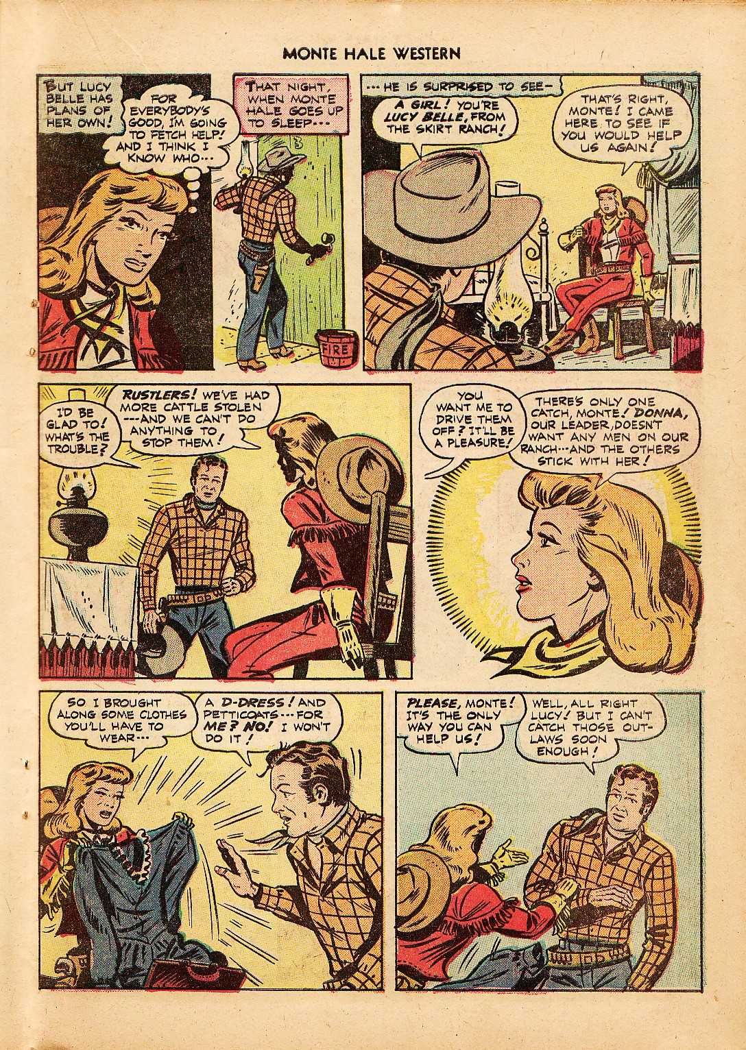 Read online Monte Hale Western comic -  Issue #38 - 30