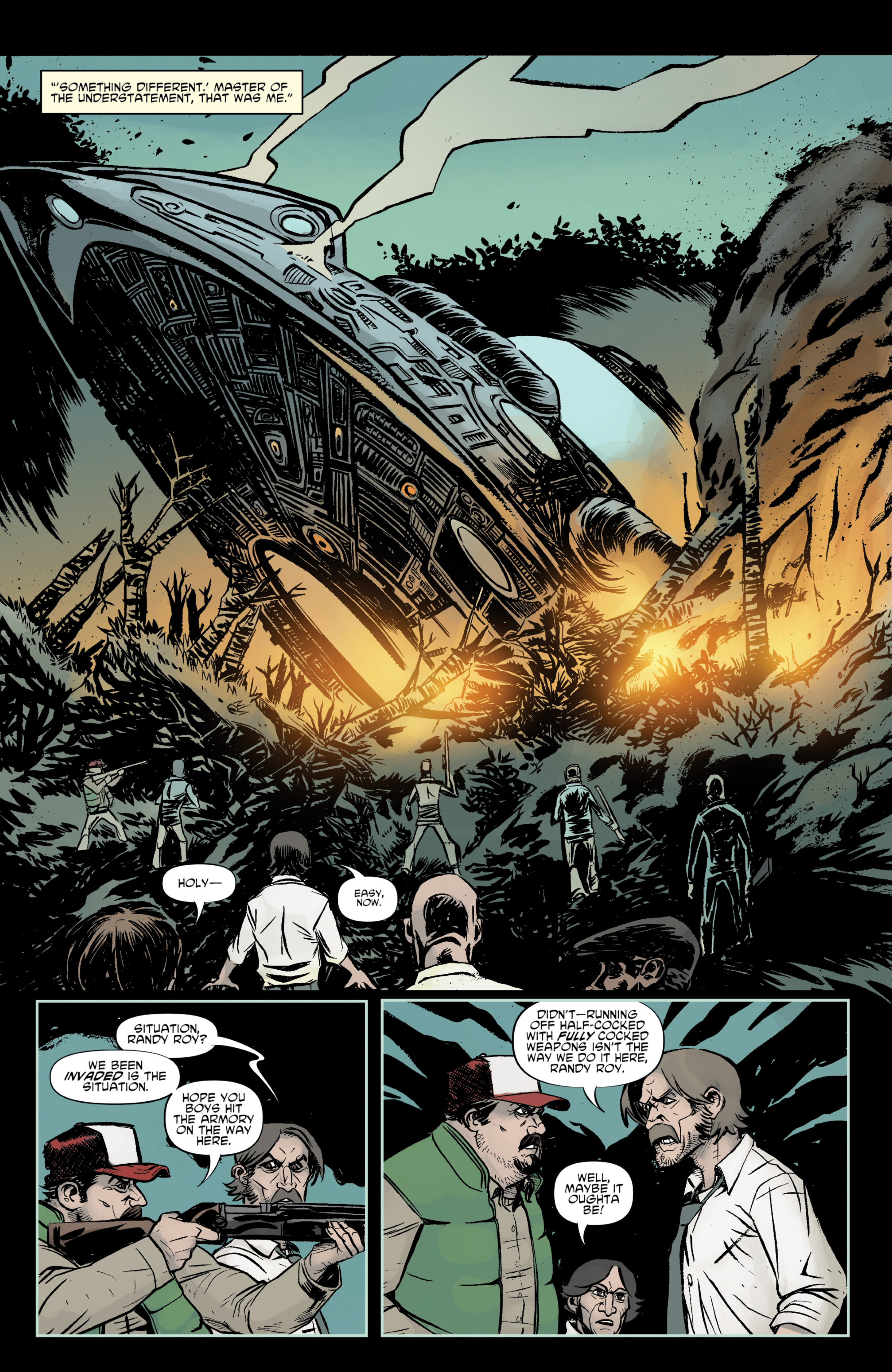 Read online The Colonized: Zombies vs. Aliens comic -  Issue # TPB - 17