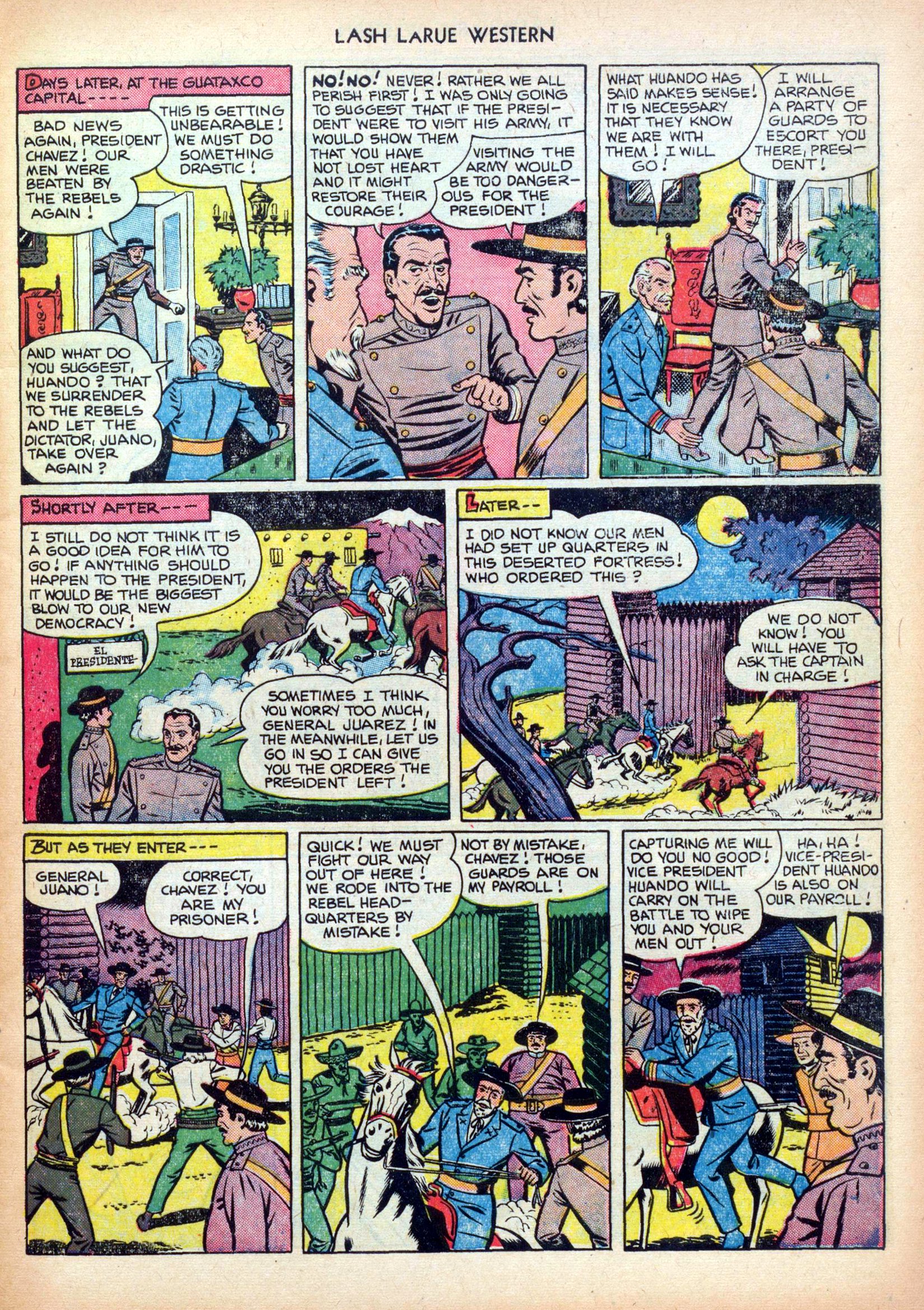 Read online Lash Larue Western (1949) comic -  Issue #26 - 5
