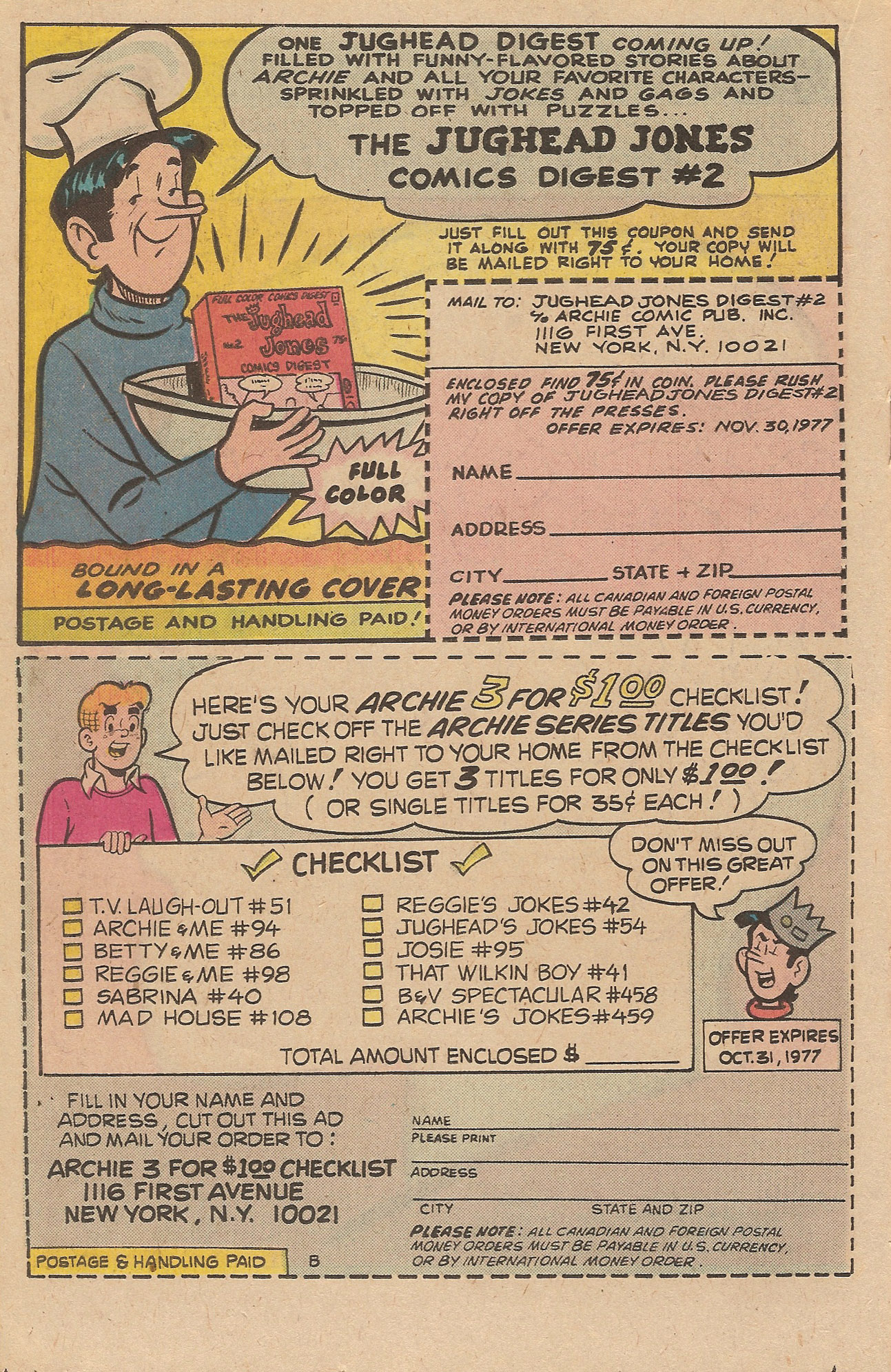 Read online Reggie's Wise Guy Jokes comic -  Issue #42 - 18