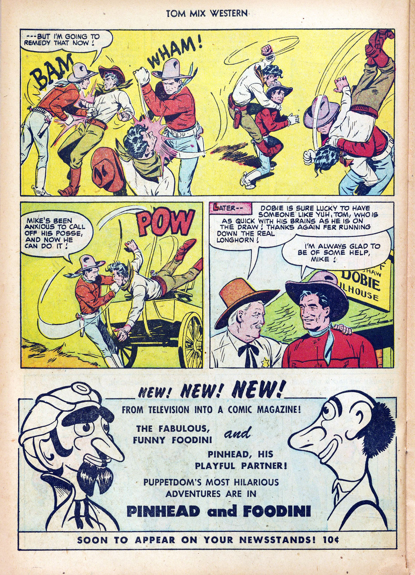 Read online Tom Mix Western (1948) comic -  Issue #42 - 34