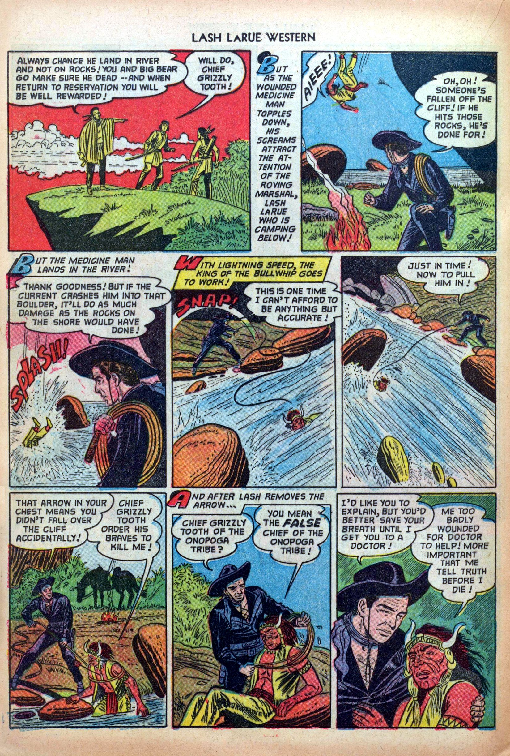 Read online Lash Larue Western (1949) comic -  Issue #33 - 20