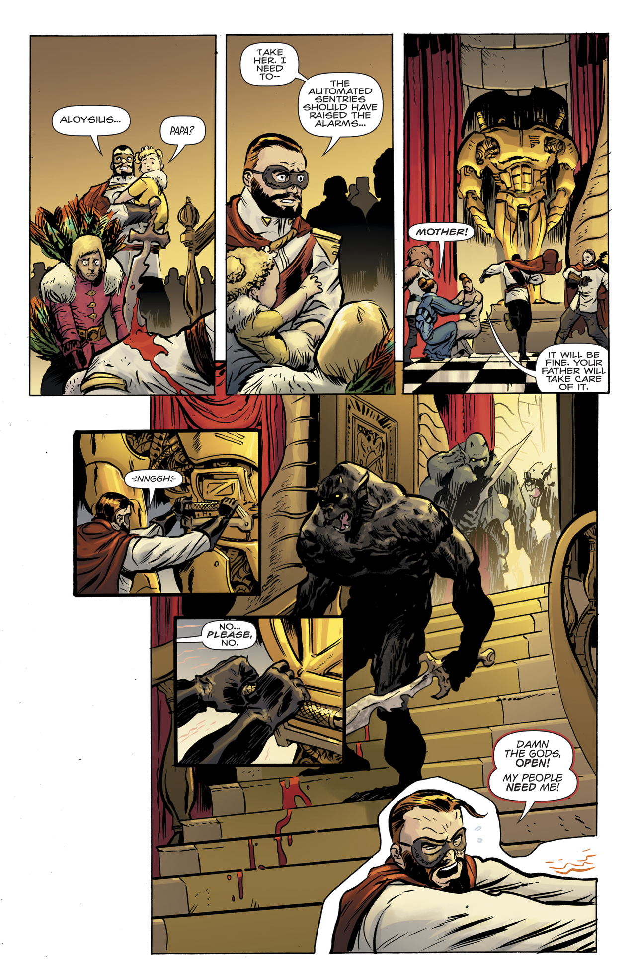 Read online Frank Frazetta's Dawn Attack comic -  Issue #2 - 7