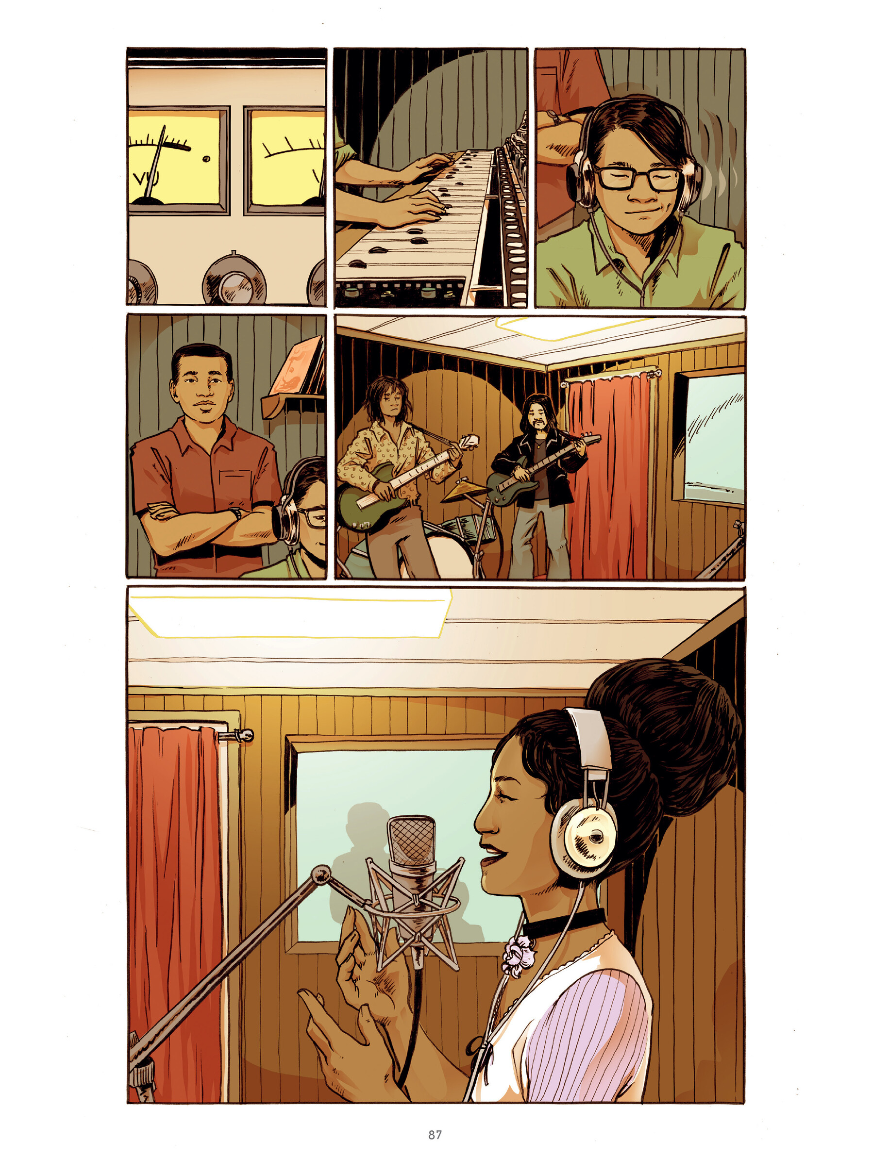 Read online The Golden Voice: The Ballad of Cambodian Rock's Lost Queen comic -  Issue # TPB (Part 1) - 86