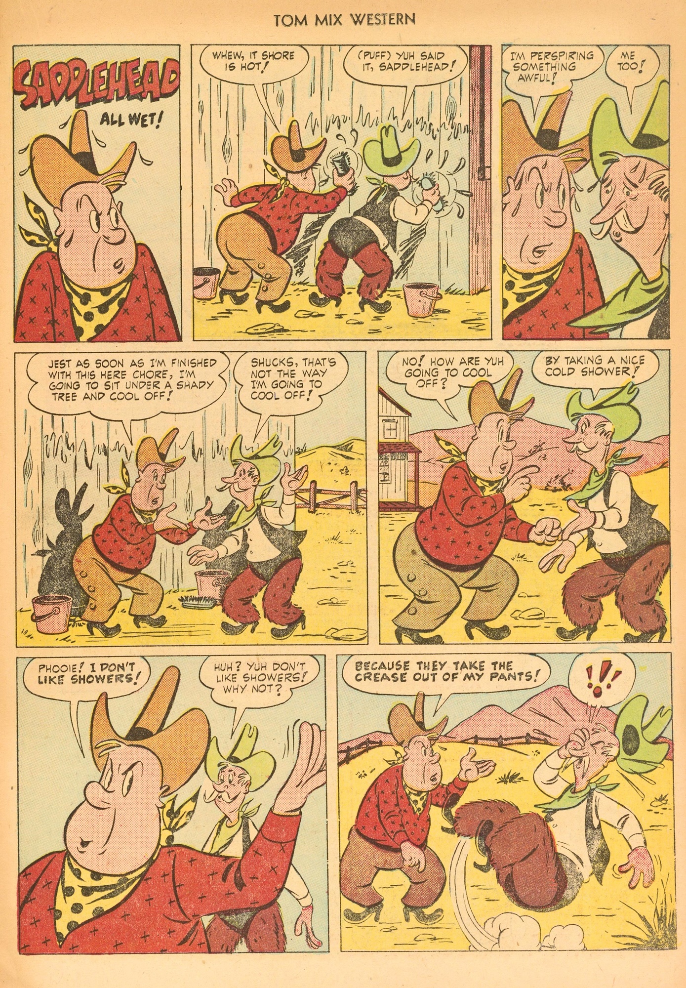Read online Tom Mix Western (1948) comic -  Issue #43 - 19