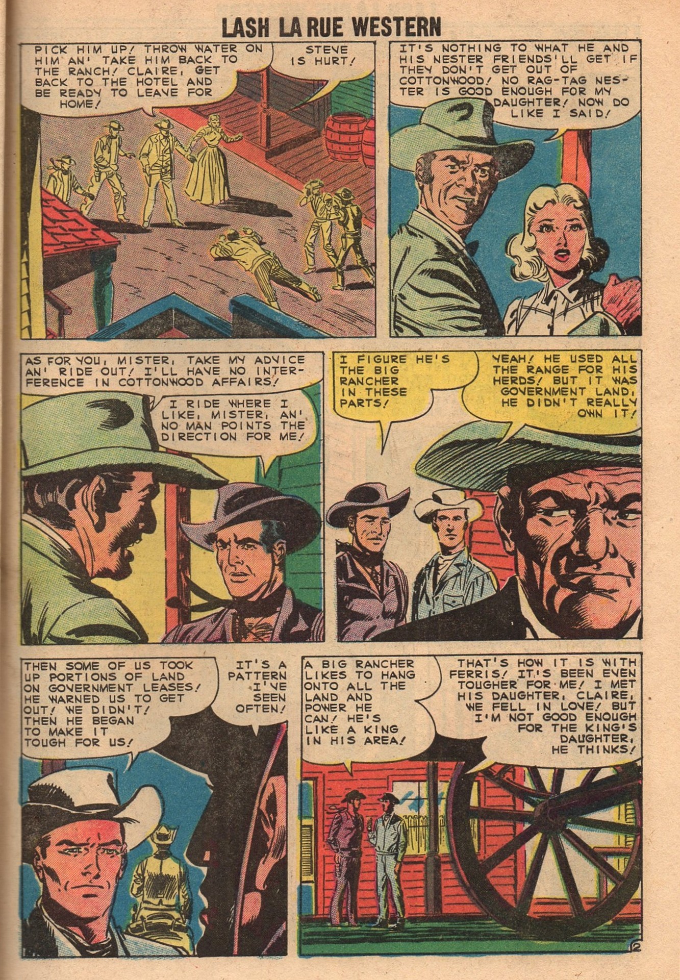 Read online Lash Larue Western (1949) comic -  Issue #73 - 29