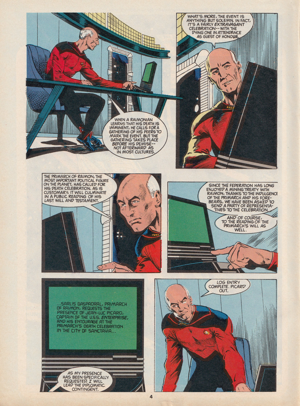 Read online Star Trek The Next Generation (1990) comic -  Issue #8 - 4