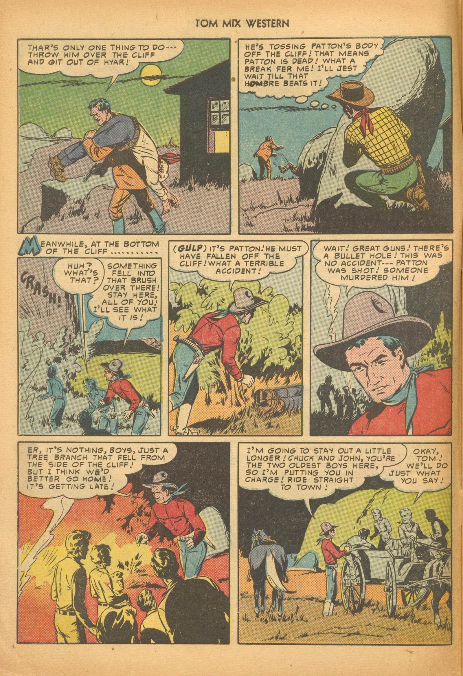 Read online Tom Mix Western (1948) comic -  Issue #33 - 6