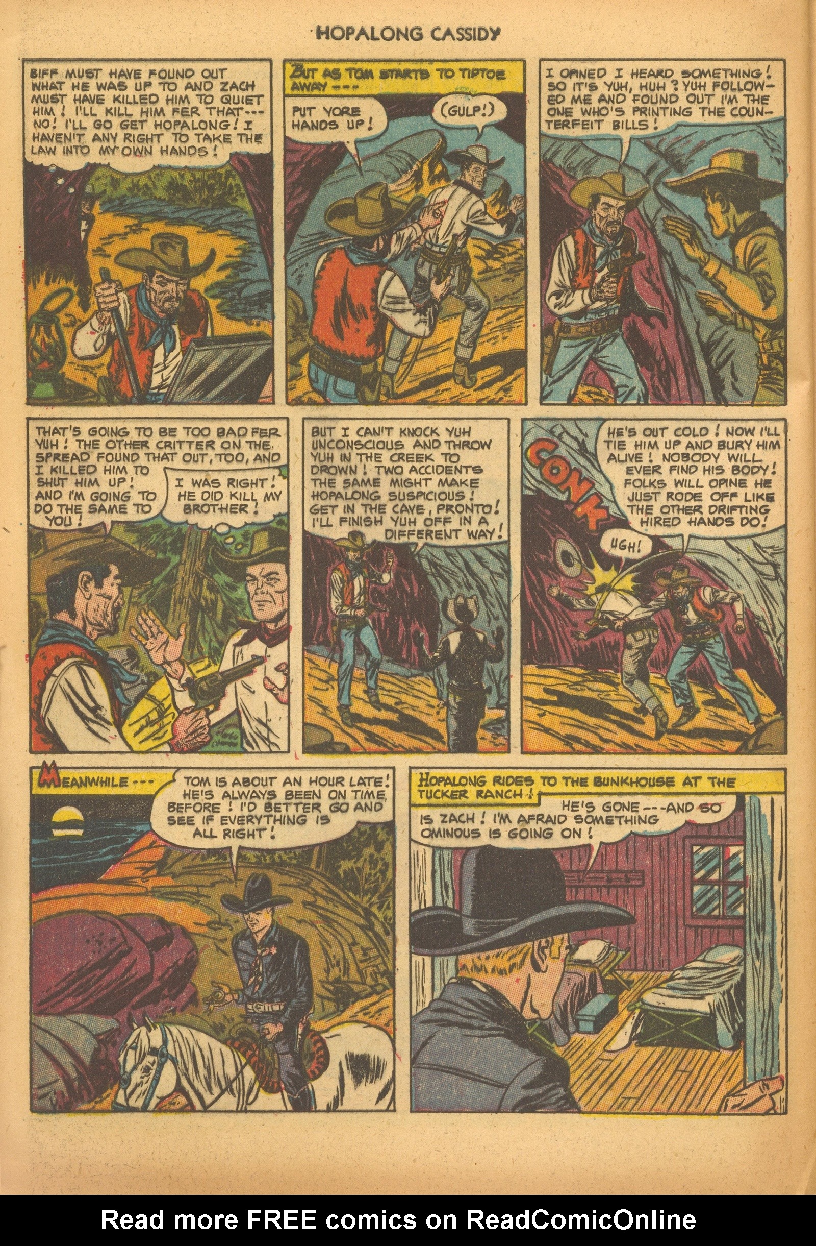 Read online Hopalong Cassidy comic -  Issue #74 - 28