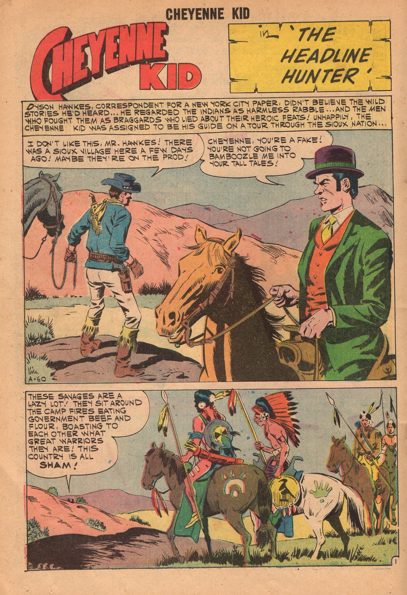 Read online Cheyenne Kid comic -  Issue #28 - 20