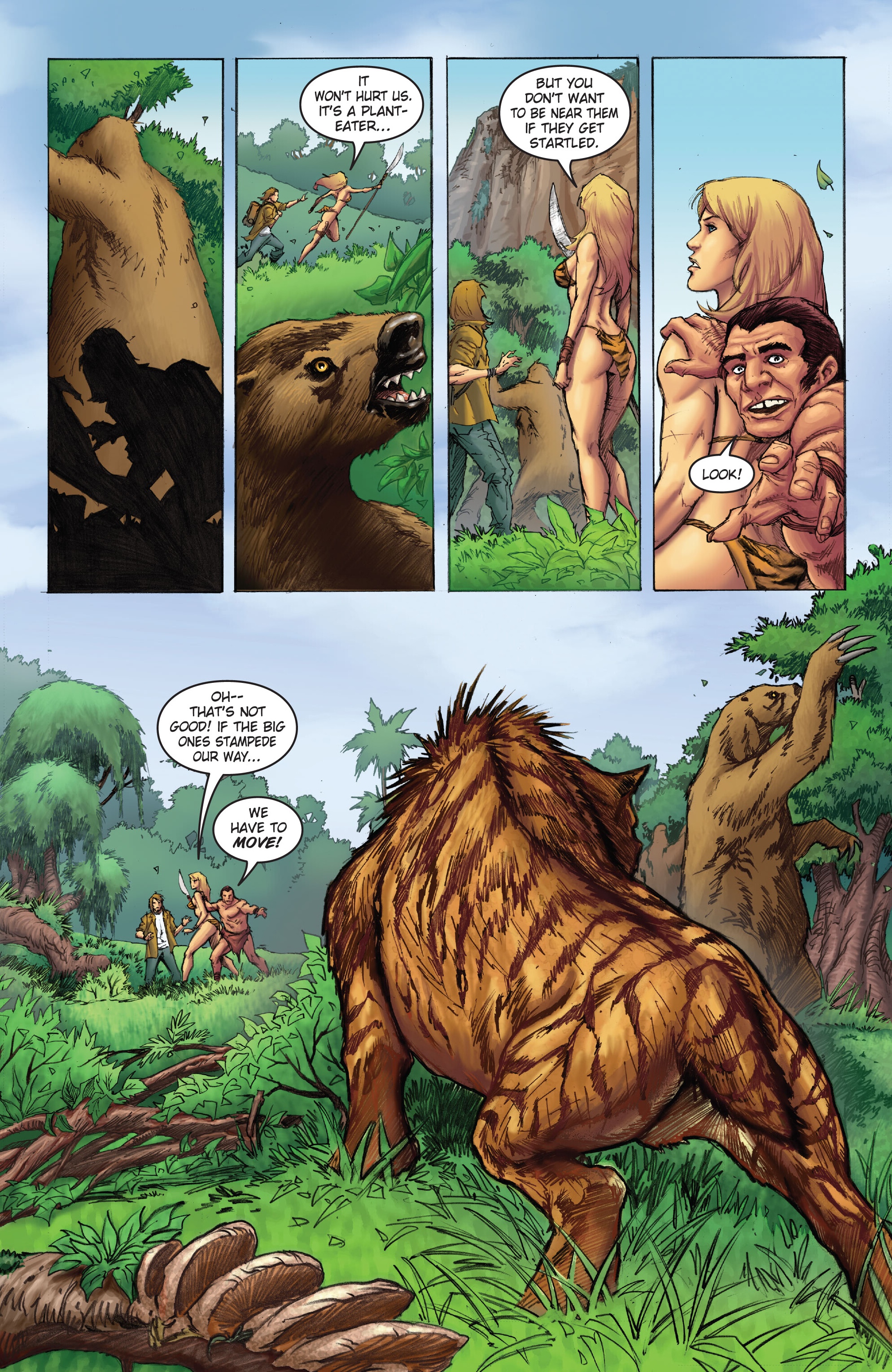 Read online Frank Cho's Jungle Girl: The Complete Omnibus comic -  Issue # TPB (Part 2) - 47